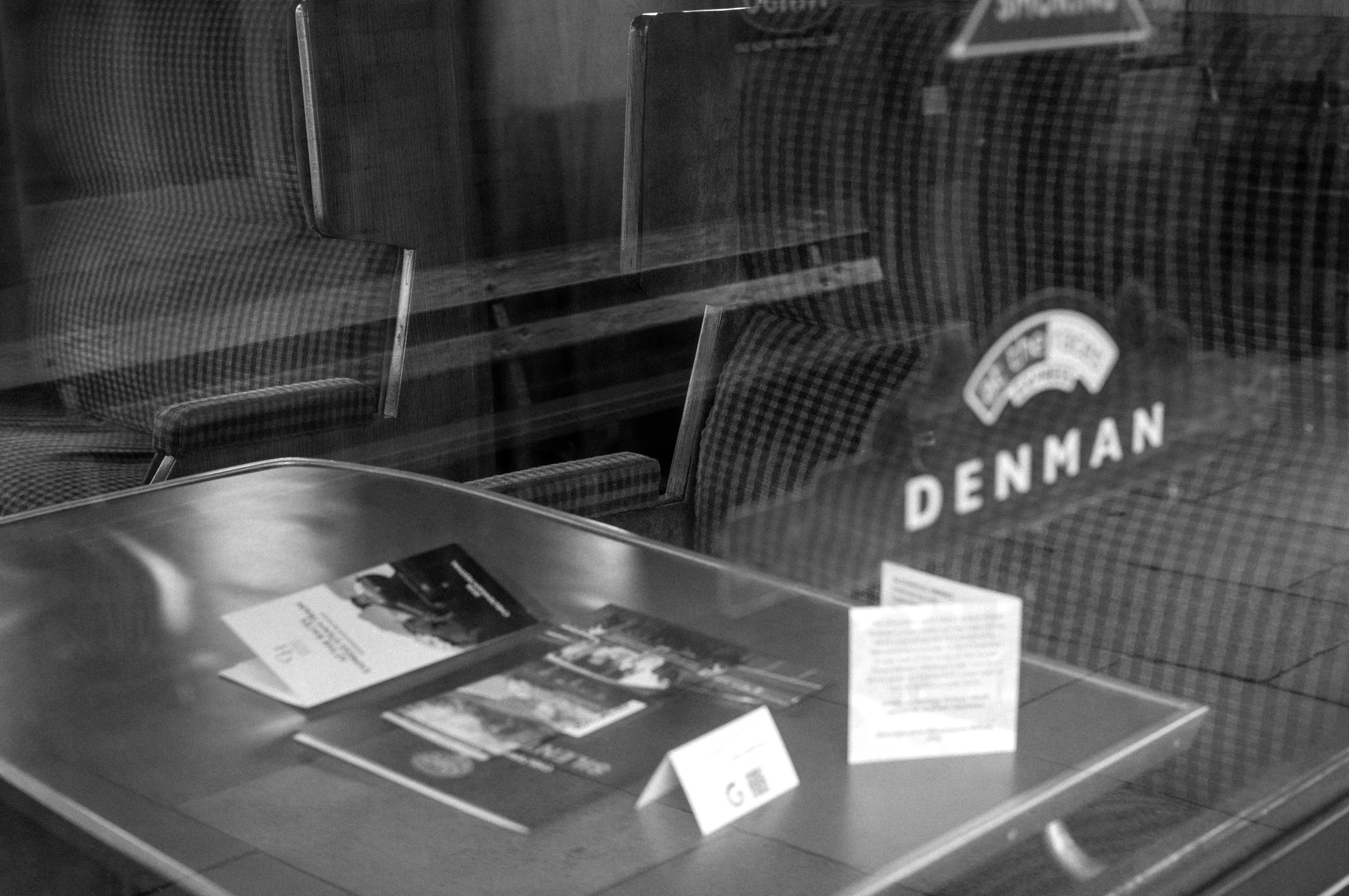 Racing paraphernalia left on the table. 