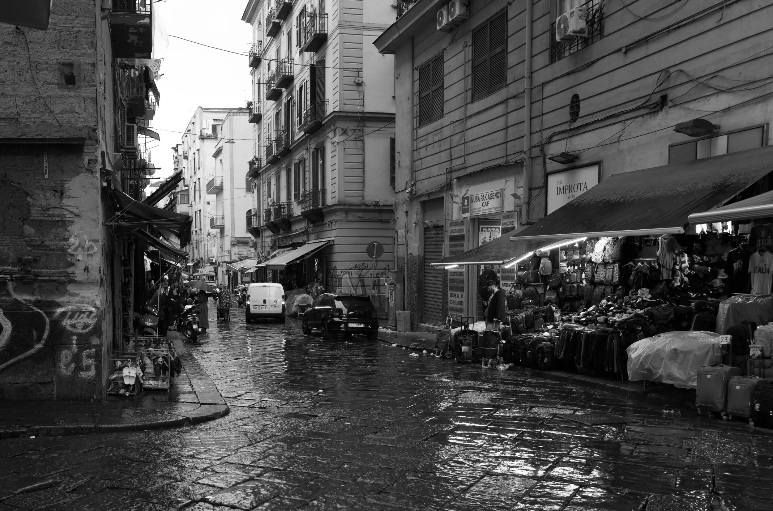 Back street in Naples.
