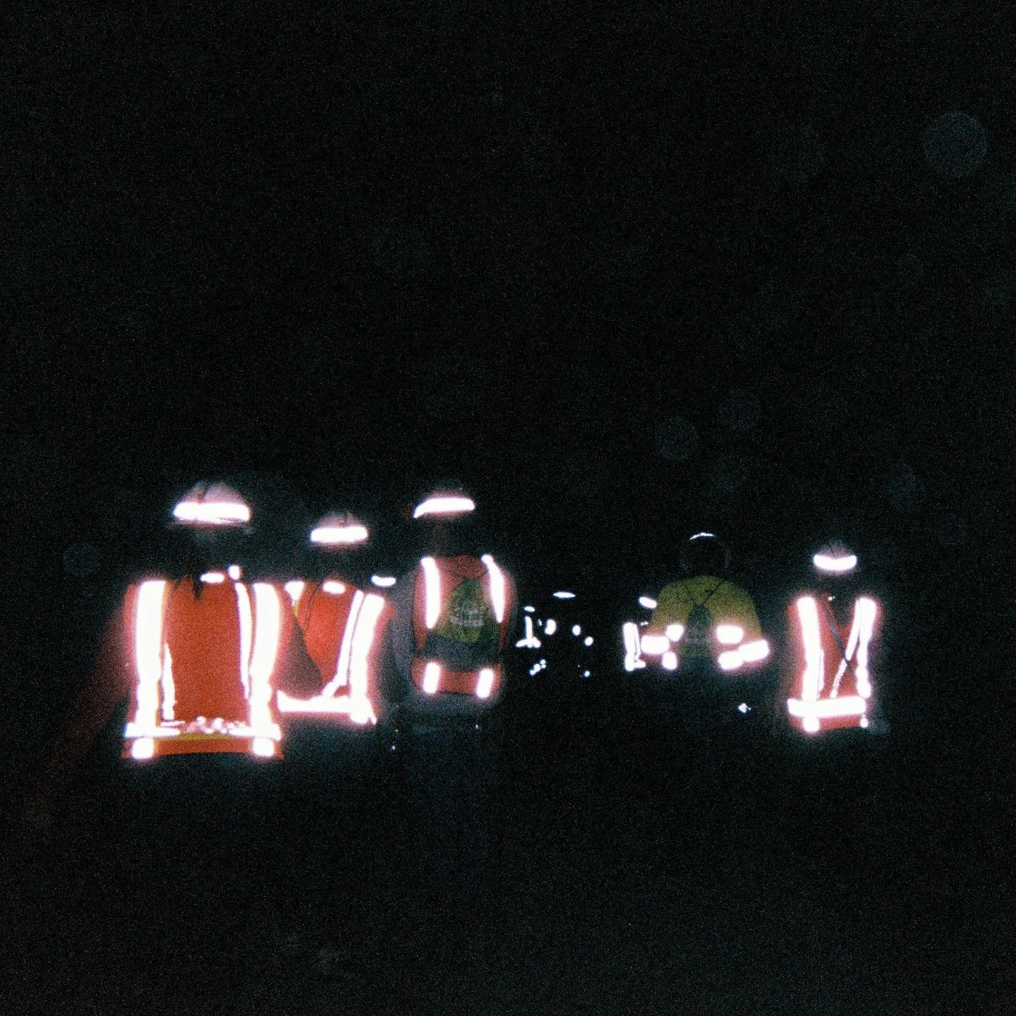 Gold miners and flashlights