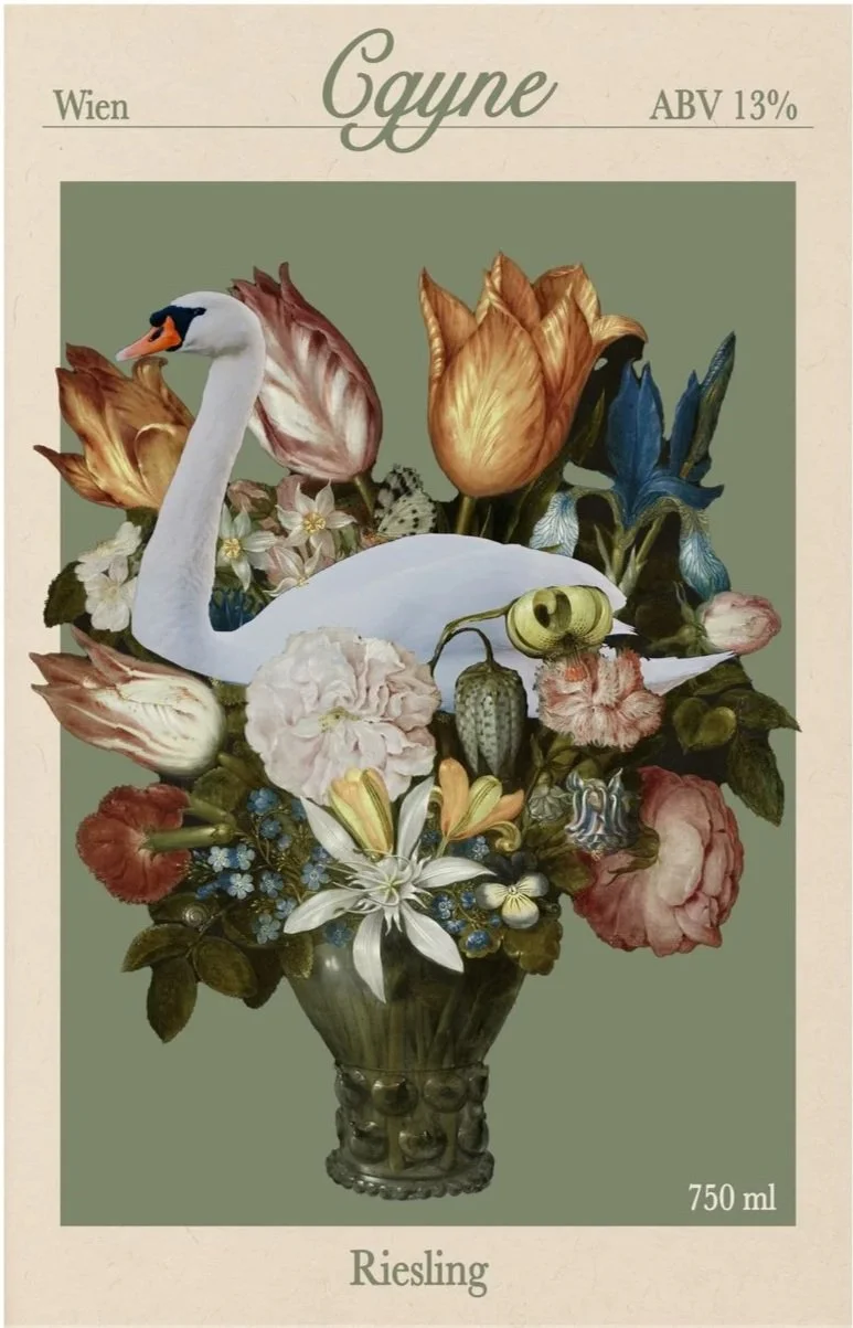 Wine Labels - Reisling Collage