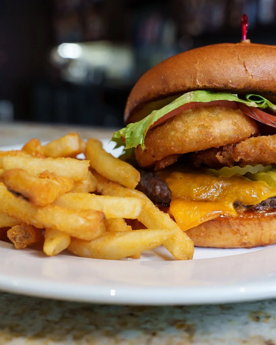 The Champion's Burger: bacon, pimento cheese, and bragging rights.

#TheYardCola #BurgerGoals #EatLocalSC #GameDayGrub #ColumbiaEats