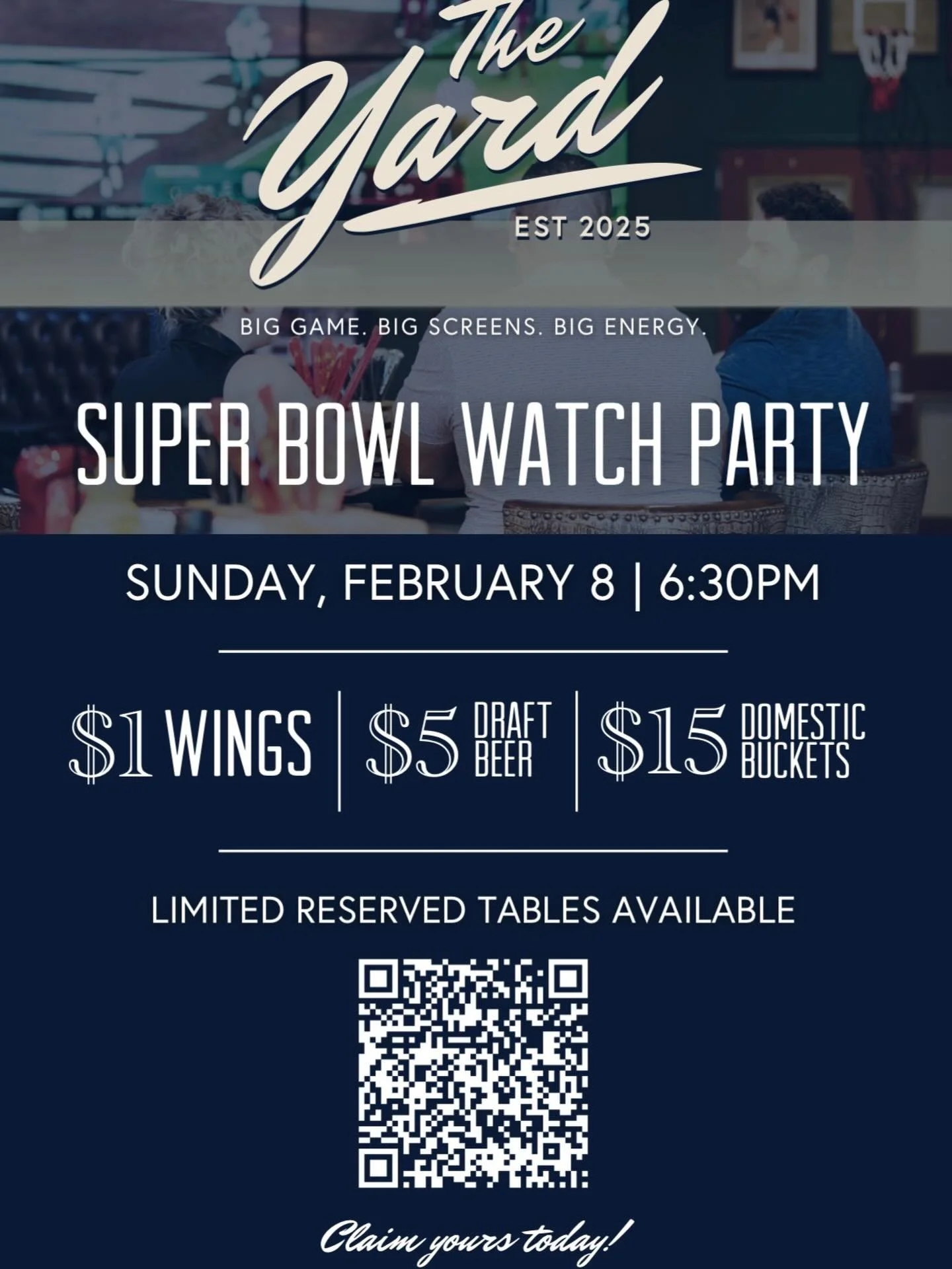 Come watch the Super Bowl at your favorite sports bar in Downtown Cola!
&bull;
&bull;
Link in our bio to reserve a table! All bar seats and outside seating are first come first served. We hope to see you there 😎