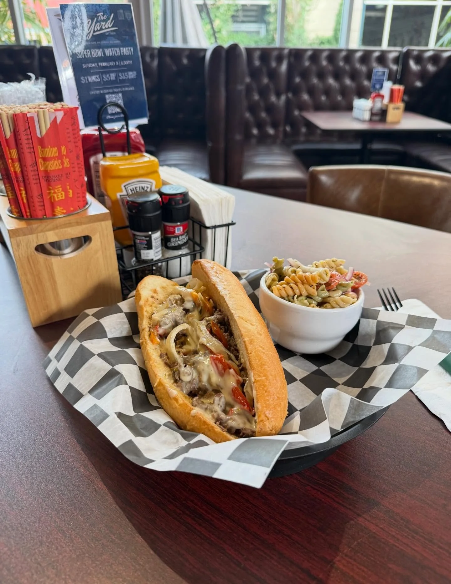 Did someone say Philly Cheesesteak Special!?!?🤭
&bull;
Limited time only, come get it while we have it!
&bull;
#downtowncolasc #theyardsportsbar