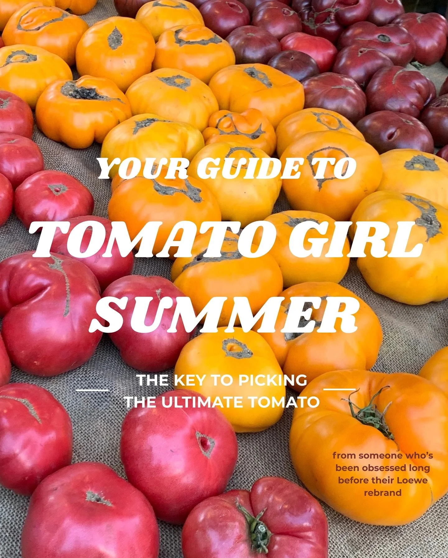 Save, share and never buy a bland tomato again! 🍅
#tomatogirlsummer #tomatoguide #localproduce