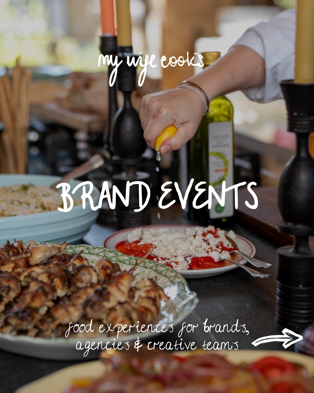 Whether you&rsquo;re planning an influencer lunch, press day, product launch, shoot, team gathering or creative event, the food should feel as considered as the rest of the room.

Every brief starts with a conversation: what the event is for, who&rsq