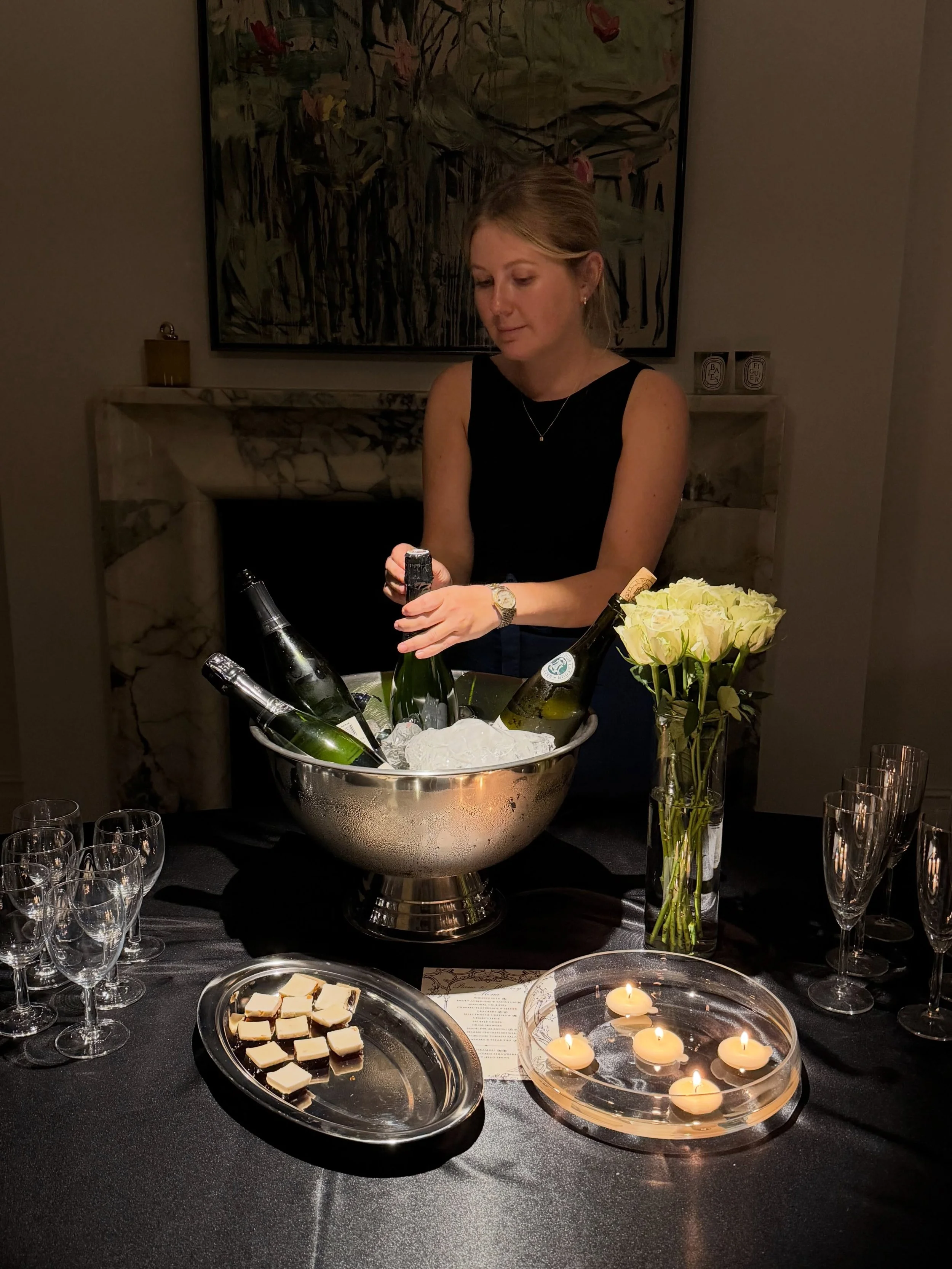 I LOVE a creative brief and a client who always comes with the most fun ideas. @megcchang, you know how much I love bringing our Pinterest boards to life with you! 

The brief was Whiskey &amp; Piano; guests either had to bring a bottle of whiskey or