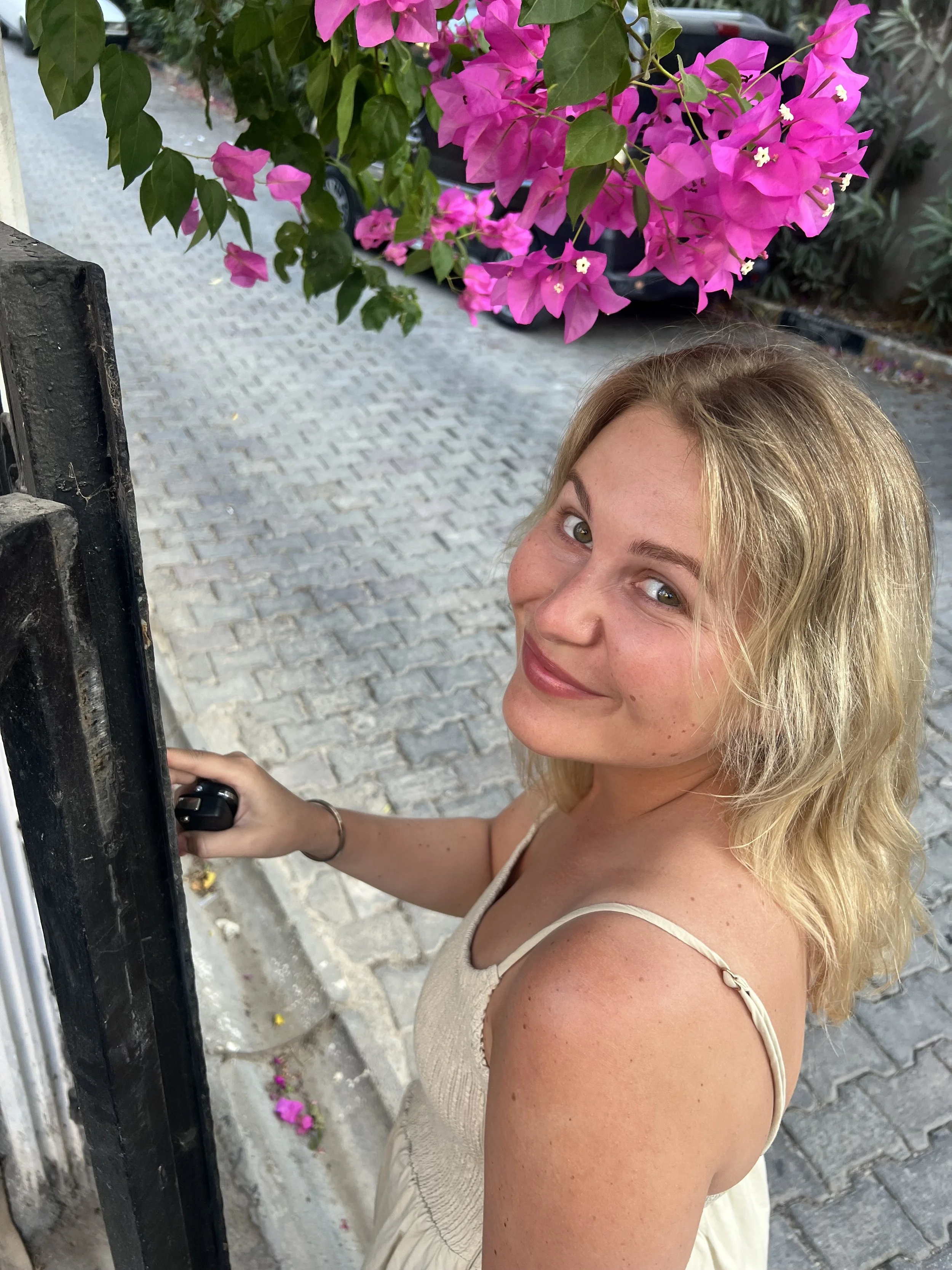 My wife cooks, head chef and caterer - Dasha