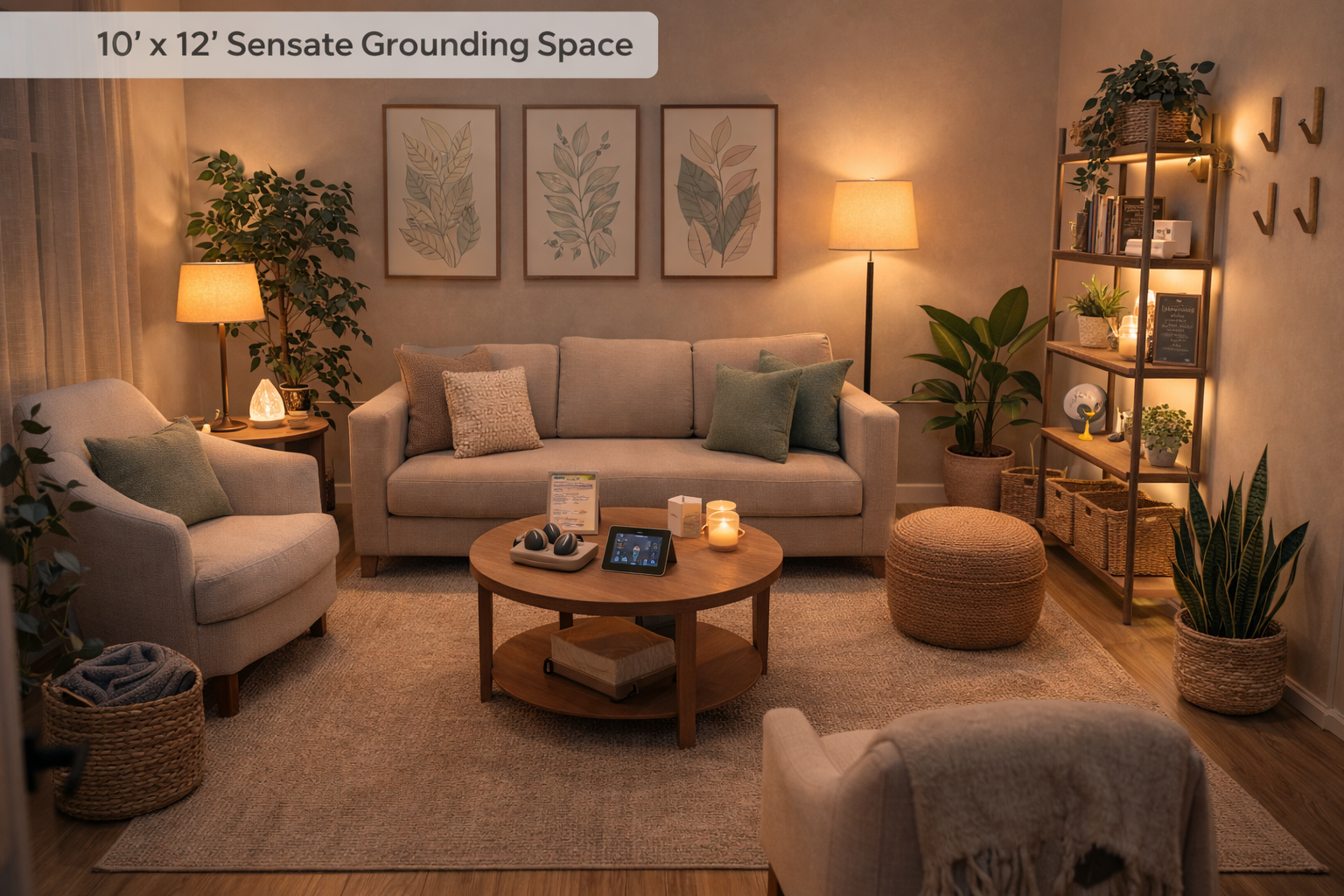 Sensate calming room