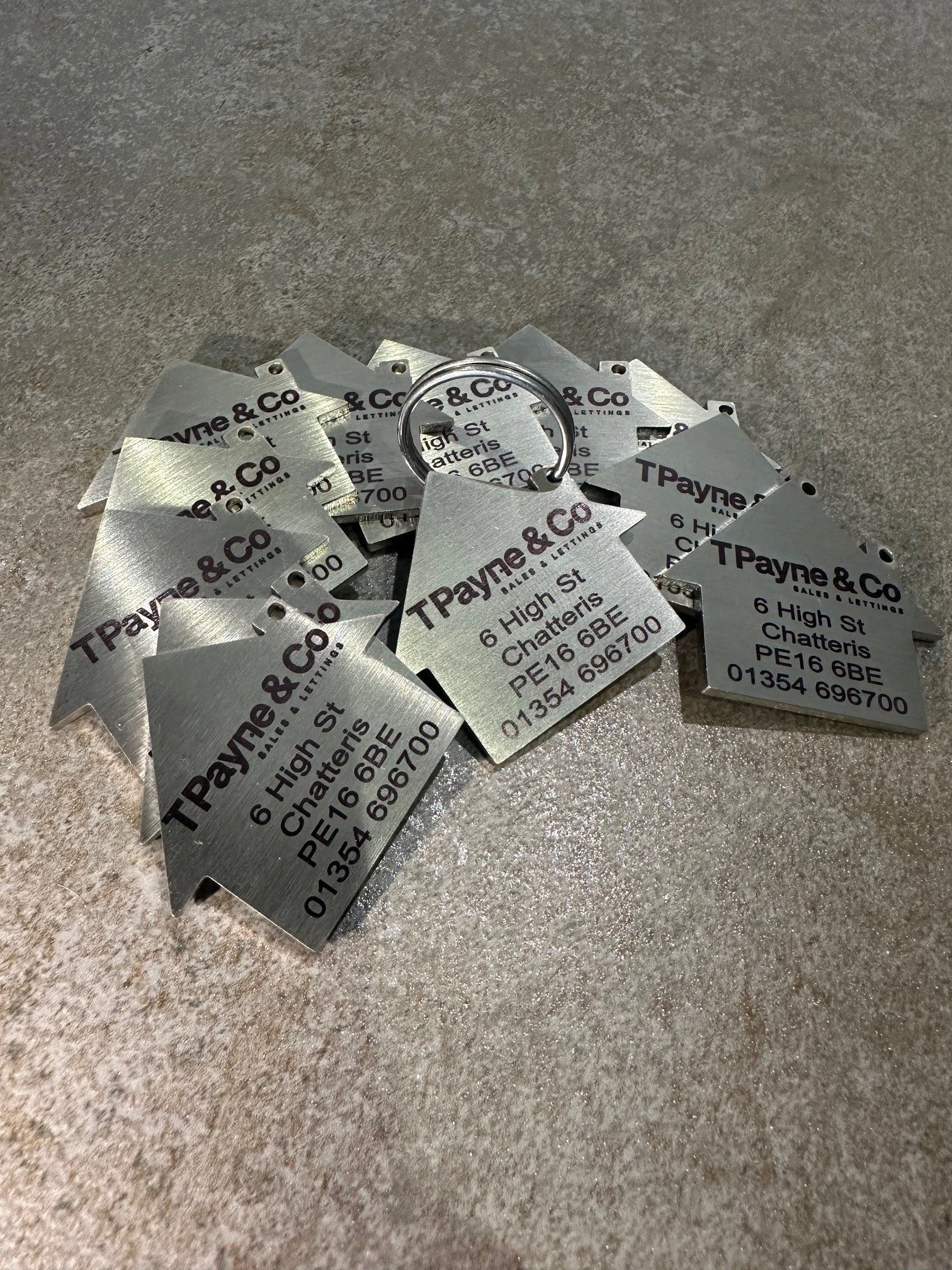 Axis Engraving Key ring