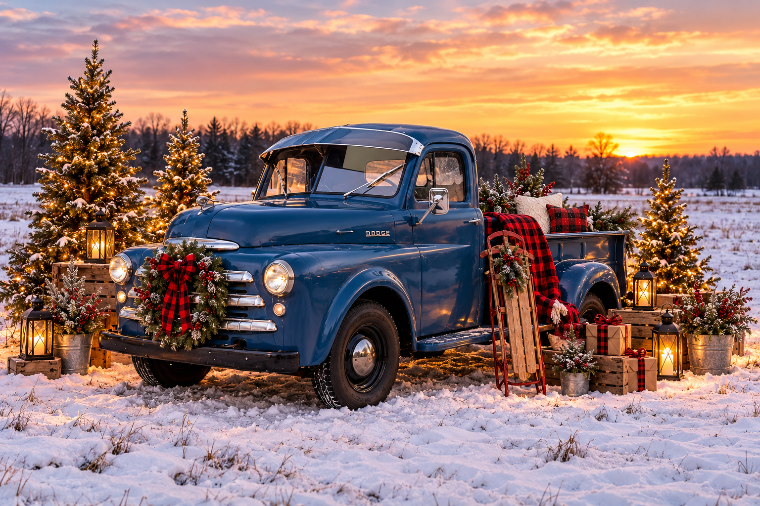 Truck Christmas Mini