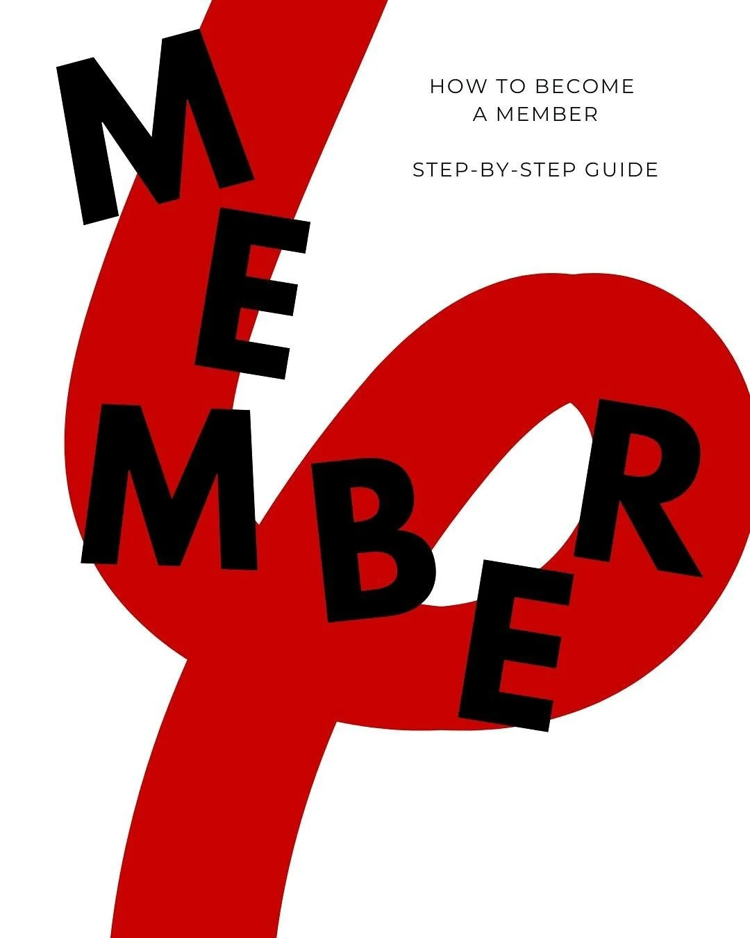 Want to Become a Member? Here is a step-by-step guide 📋🖋️