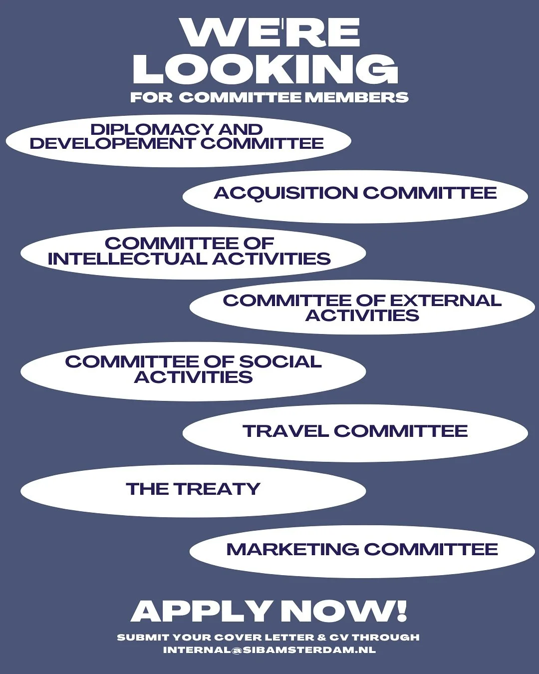 🌍 Ready to get involved in SIB?
Joining a committee or society is the perfect way to meet people with the same interests, gain hands-on experience, and make memories along the way.

From finance &amp; acquisition, to social &amp; travel activities, 