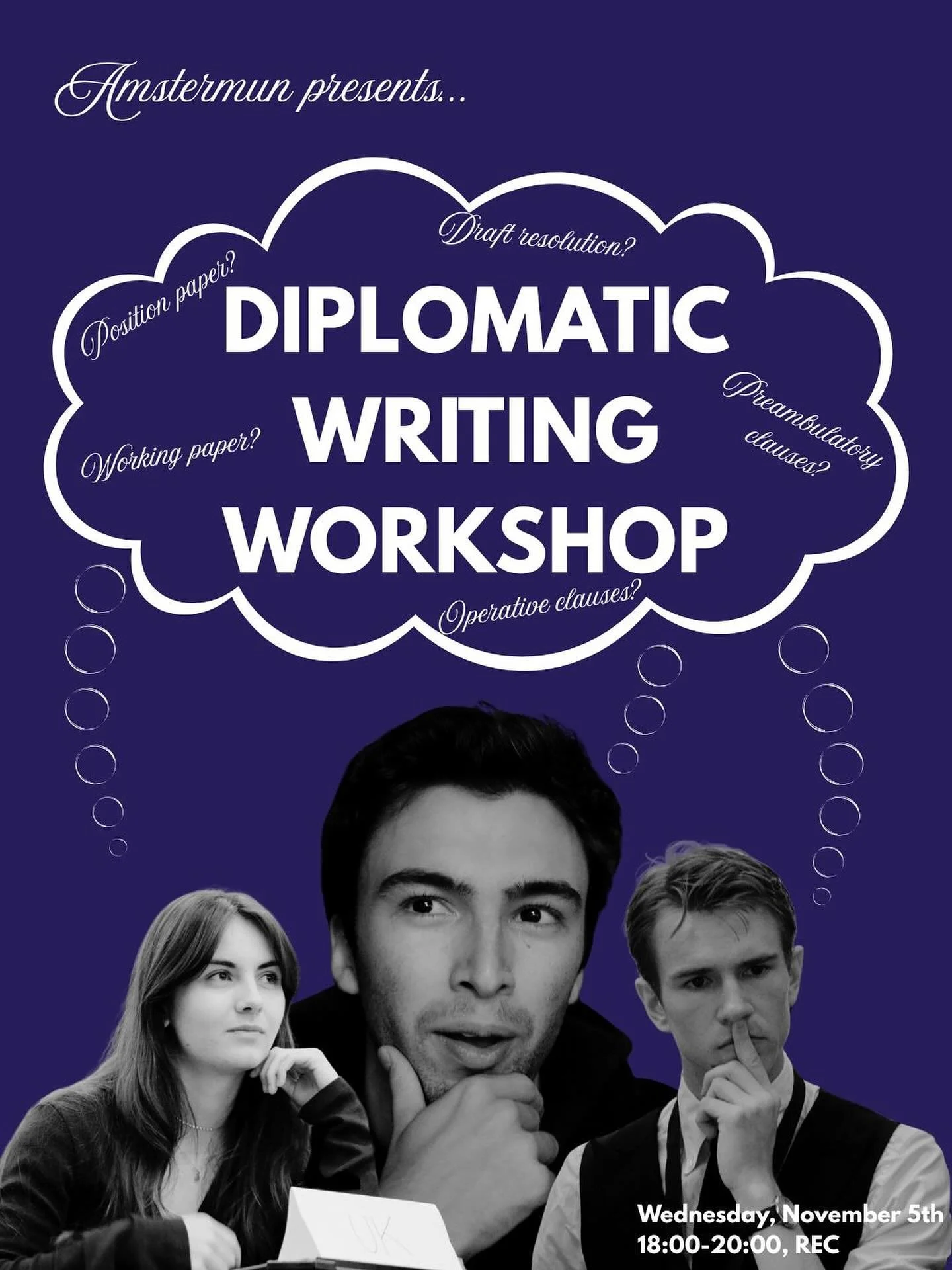 Wanna write resolutions that win awards? 📝

In next week&rsquo;s session we will tackle how to write effective position papers, directives, crisis notes and resolutions. You&rsquo;ll learn about common mistakes in all modes of written MUN and put yo