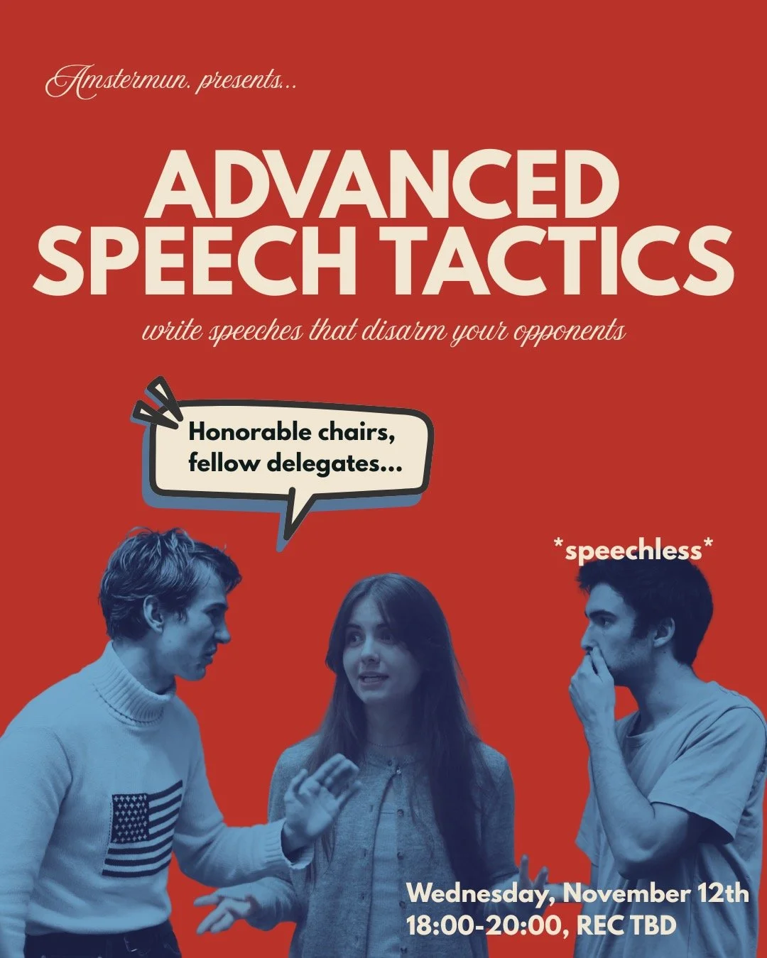 Do you want to give better speeches? 📢

In next week&rsquo;s session, we will dial down on techniques that separate good speeches from great speeches. You&rsquo;ll learn what it takes to write a hook, why having a theme to your speeches might be adv