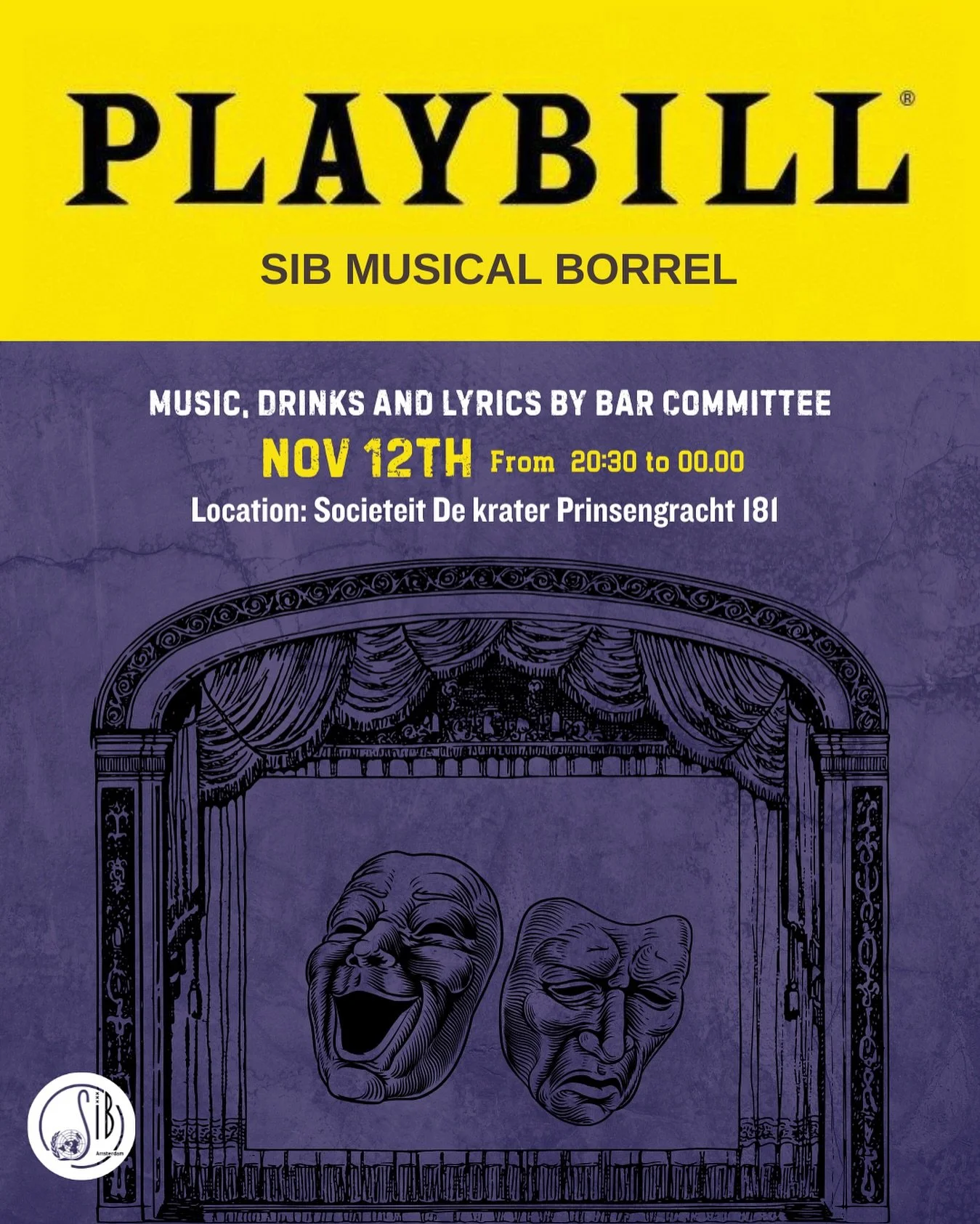 🎭 Join us in the room where it happens, honey, what you waiting for? We know you&rsquo;re willing to wait for it!
Here we go again&hellip; another borrel, this time with a musical theater twist!
Whether you&rsquo;re a theater kid at heart, a Mamma M