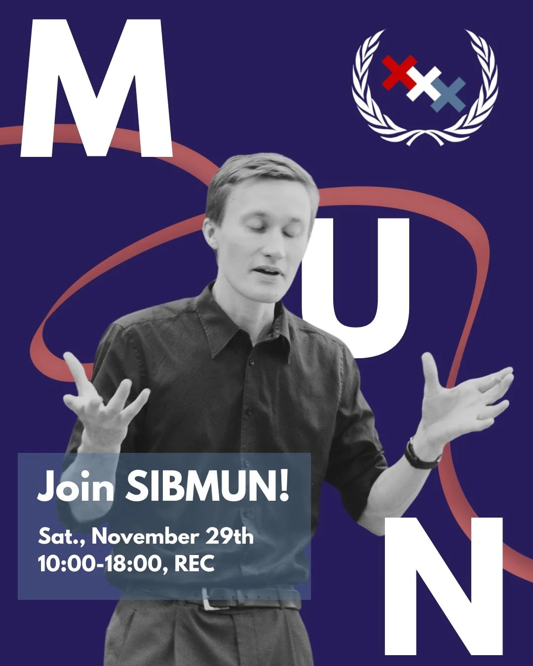 Excited to push your MUN skills further? Join SIBMUN! 🌐

Sharpen your MUN skills in 6 hours of speaking, negotiating, writing and strategizing. Come to the General Assembly and discuss the legal frameworks surrounding the use of Lethal Autonomous We