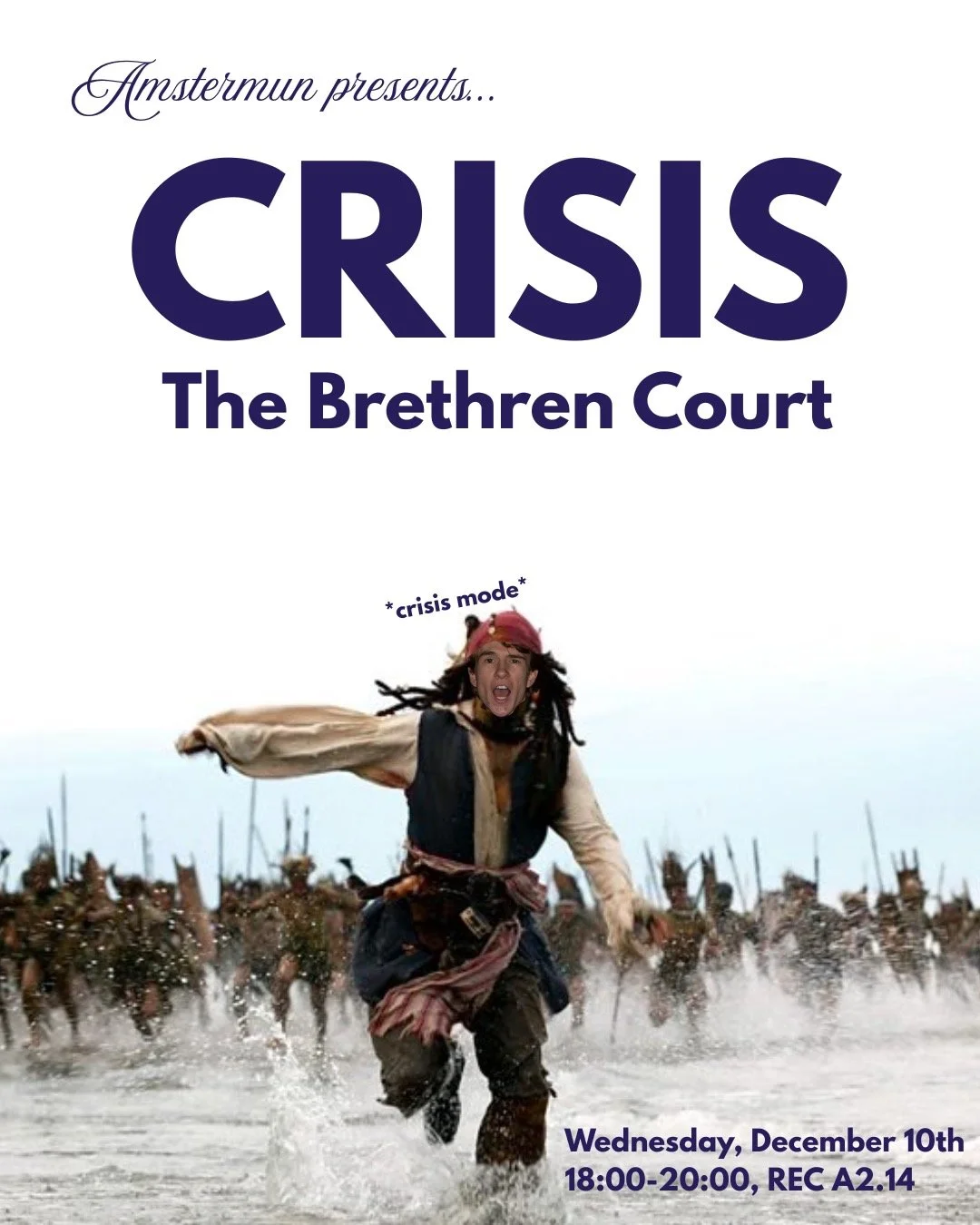 Set sail for a high-spirited Pirates of the Caribbean MUN adventure! 🏴&zwj;☠️

This week&rsquo;s session dives into the chaos, diplomacy, and scheming of the Brethren Court as you learn to navigate pirate politics with confidence and flair. Sharpen 