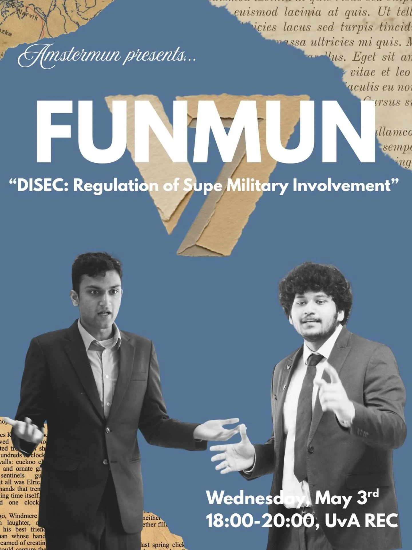 AmsterMUN Delegation is back! ‼️

As superhumans become increasingly integrated into national militaries, the international community faces unprecedented security and ethical challenges. Should nations be allowed to deploy Supes in armed conflicts, a