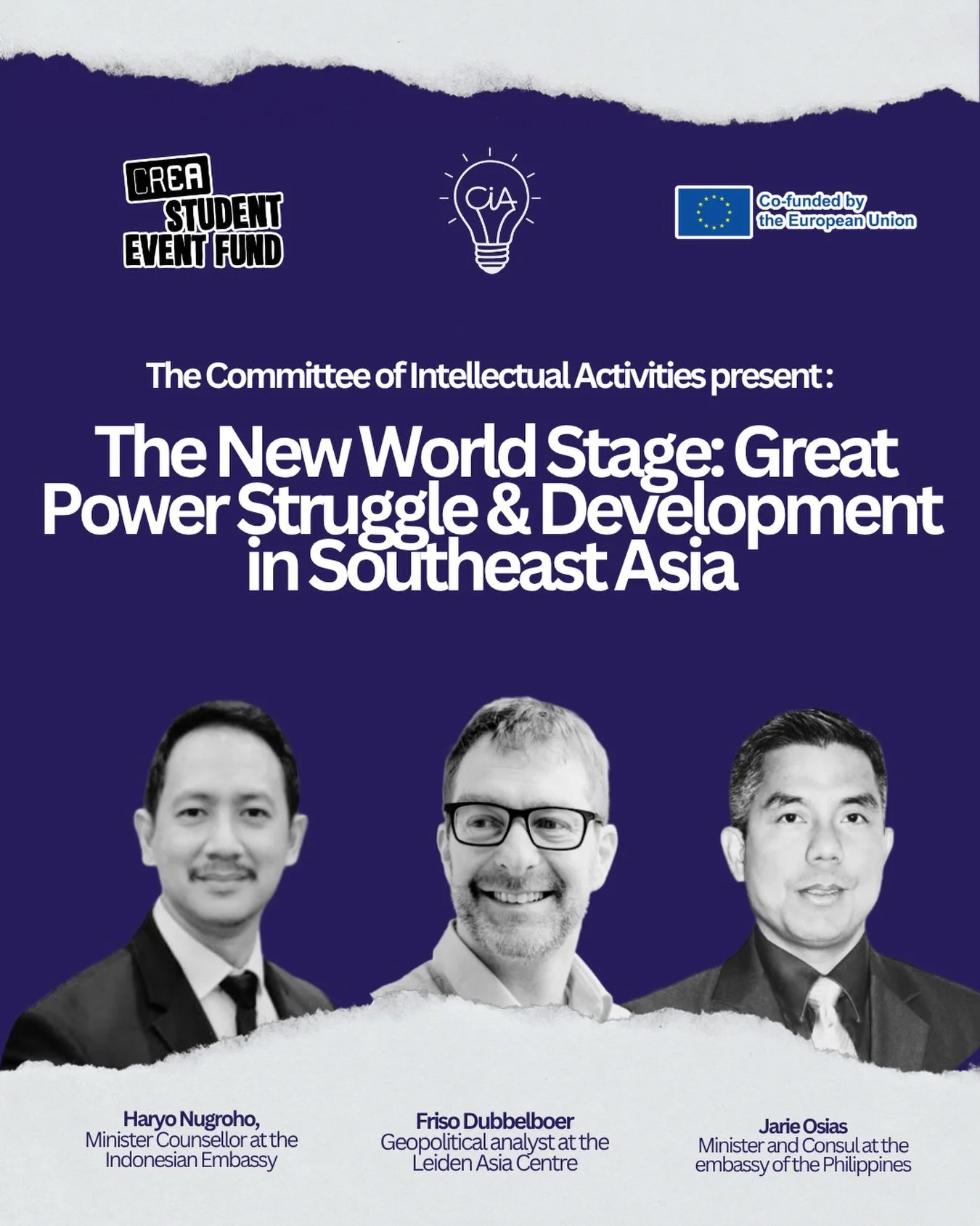 🌏 The New World Stage: Great Power Struggle &amp; Development in Southeast Asia

SIGN UP LINK IN BIO

As the Indo-Pacific becomes increasingly important on the global stage, countries across Southeast Asia are navigating rapid development, regional 