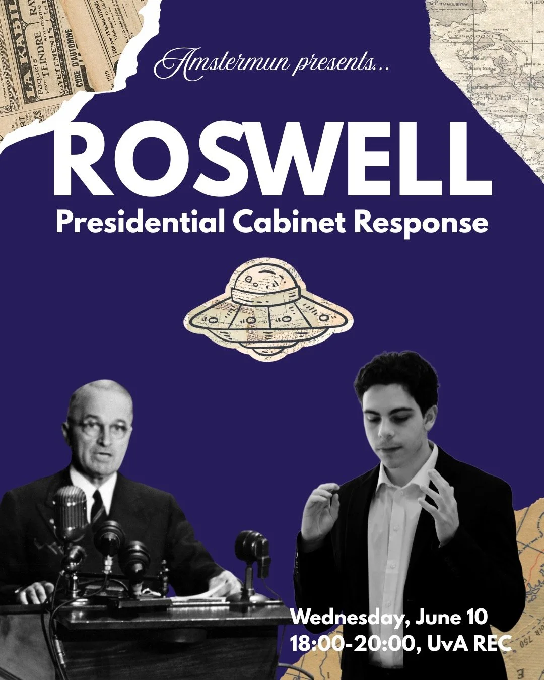 Lead the Truman cabinet&rsquo;s response to a UFO capture! 🛸

This week, we will undergo an American crisis concerning the 1947 Roswell incident, a time when the world was convinced a UFO was captured. Prepare your debate skills, write directives an