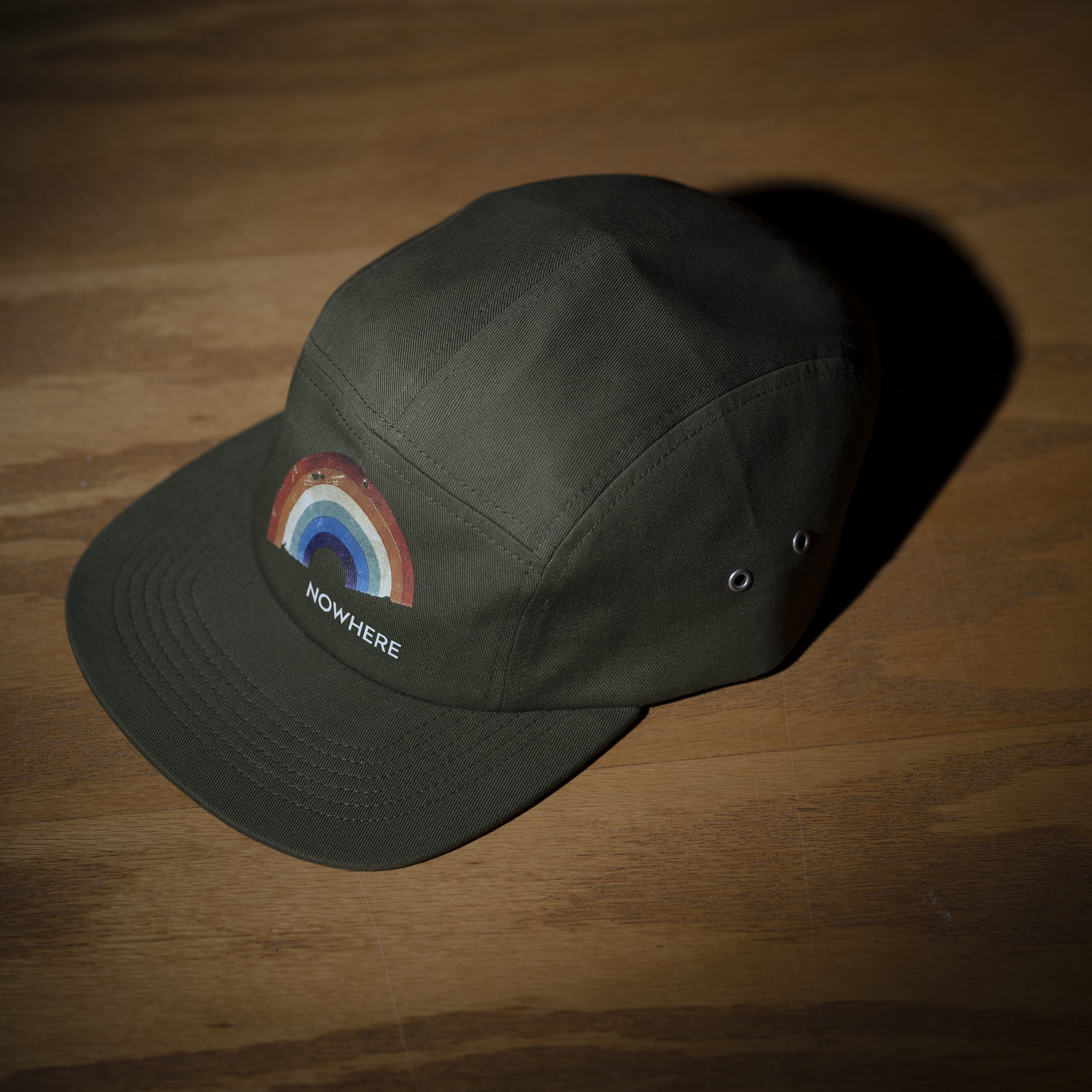 NOWHERE Rainbow six panel hat