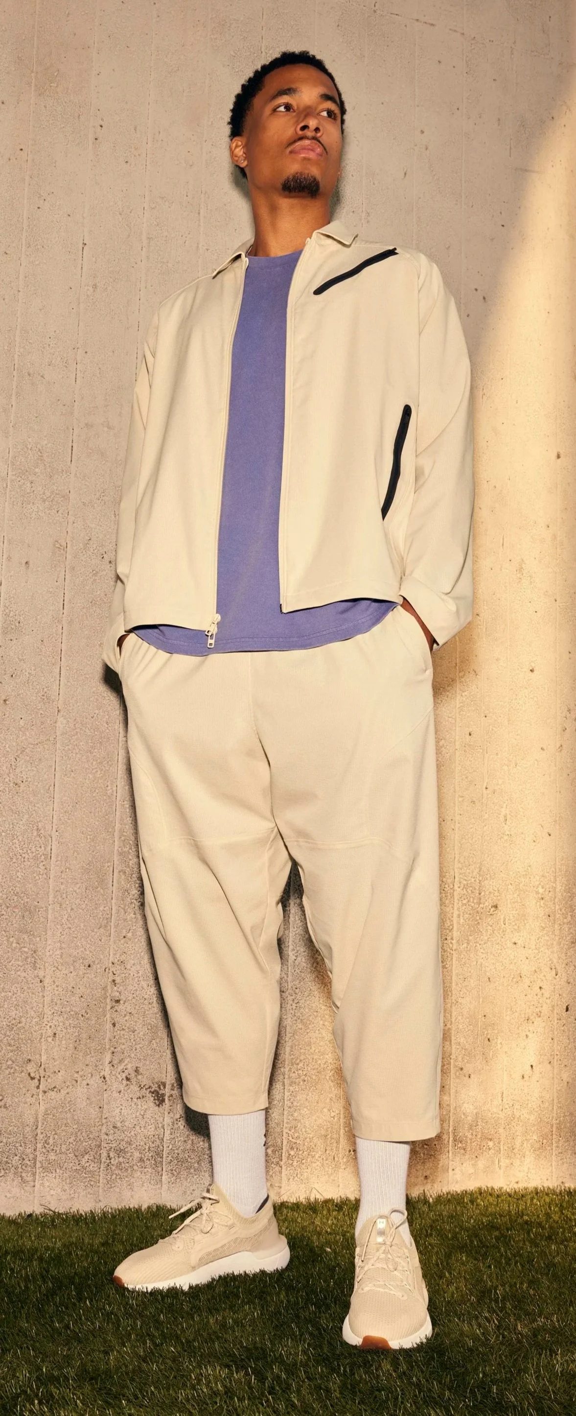 Under Armour Unstoppable Vented Jacket and Cropped Pant with Zippered Chest and Hip Pocket  Reinforced with Bemis Tape
