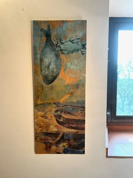 Barcos Velhos 4 (mixed media)