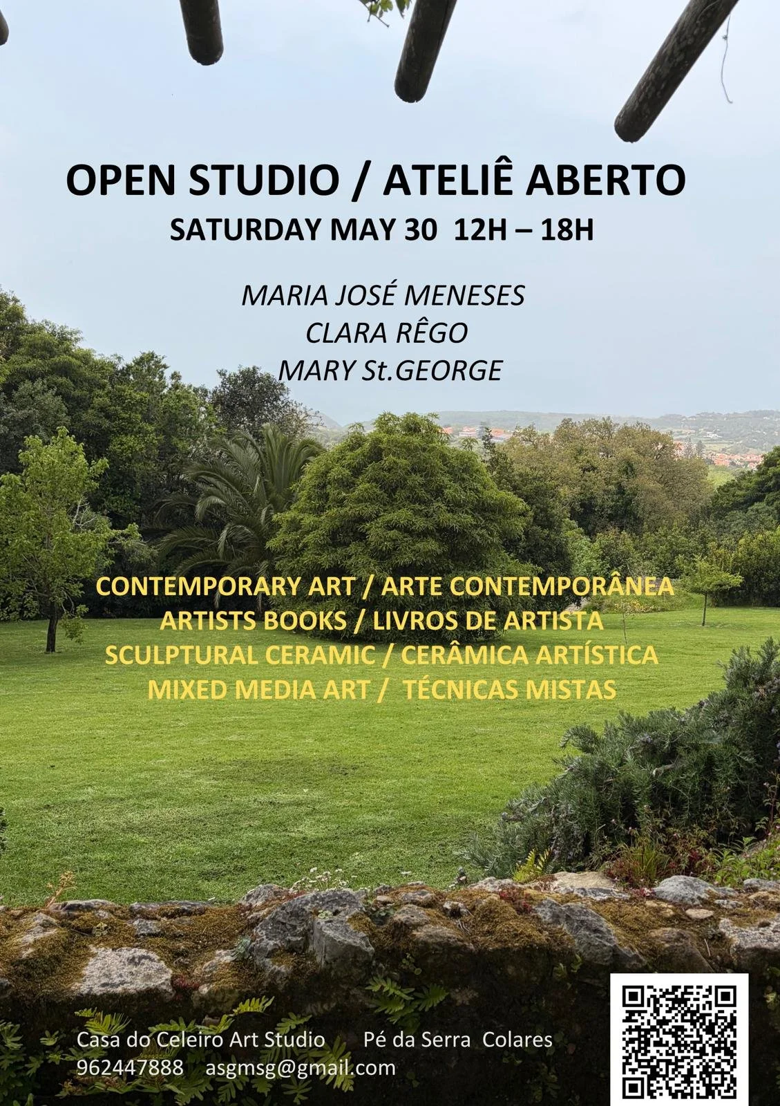 OPEN STUDIO at Casa do Celeiro Art Studio May 30, 2026