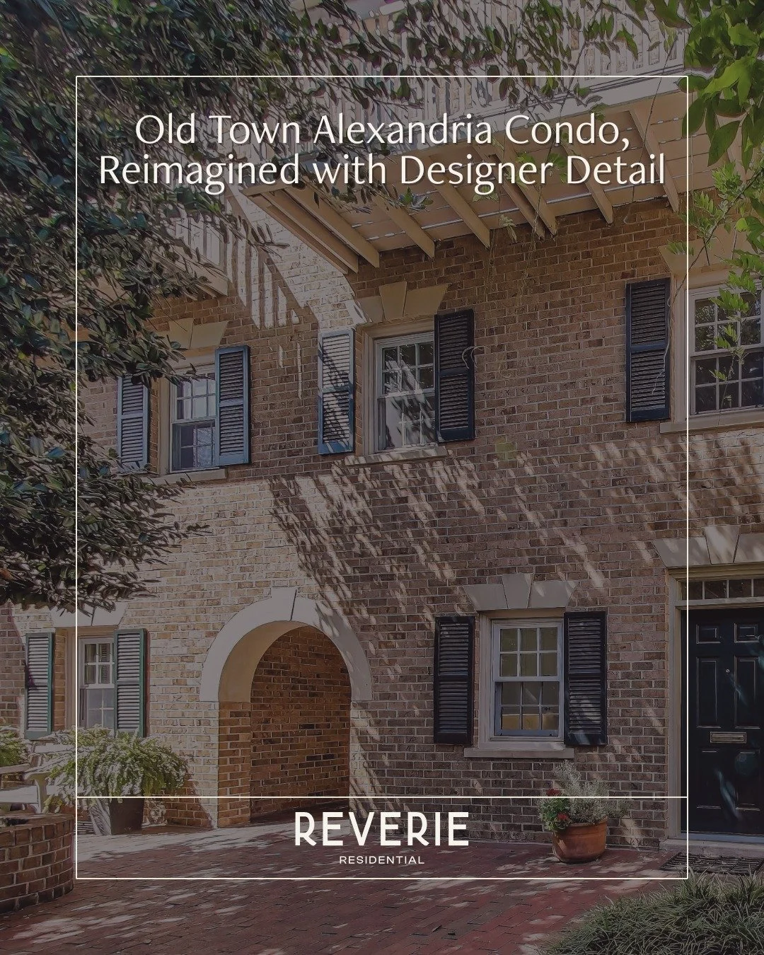 A designer renovation that brought new life to a North Old Town classic.

This stylish three-level condo blends historic charm with modern design in one of Alexandria&rsquo;s most loved neighborhoods. The main level was completely reimagined, opening