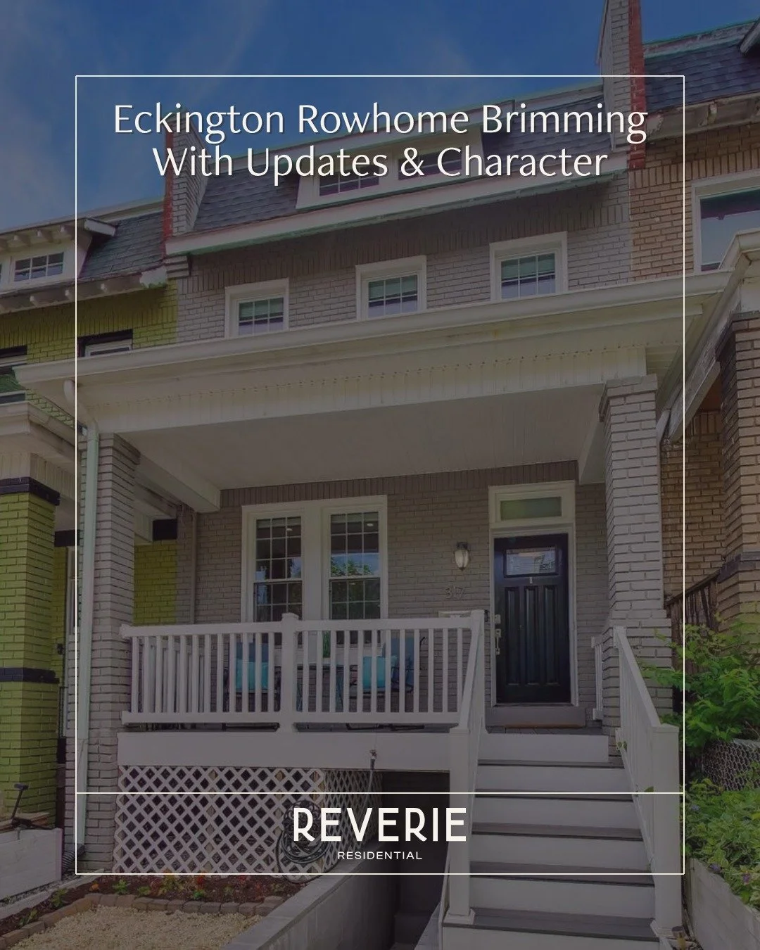 Eckington rowhome with exposed brick, hardwood floors, and natural light throughout ✨ 

The main level offers a comfortable, open feel with a kitchen featuring gas cooking, stainless steel appliances, and great prep space. Upstairs has 3 bedrooms, in