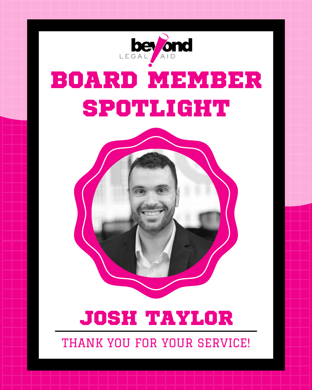 Board Member Spotlight: Josh Taylor
