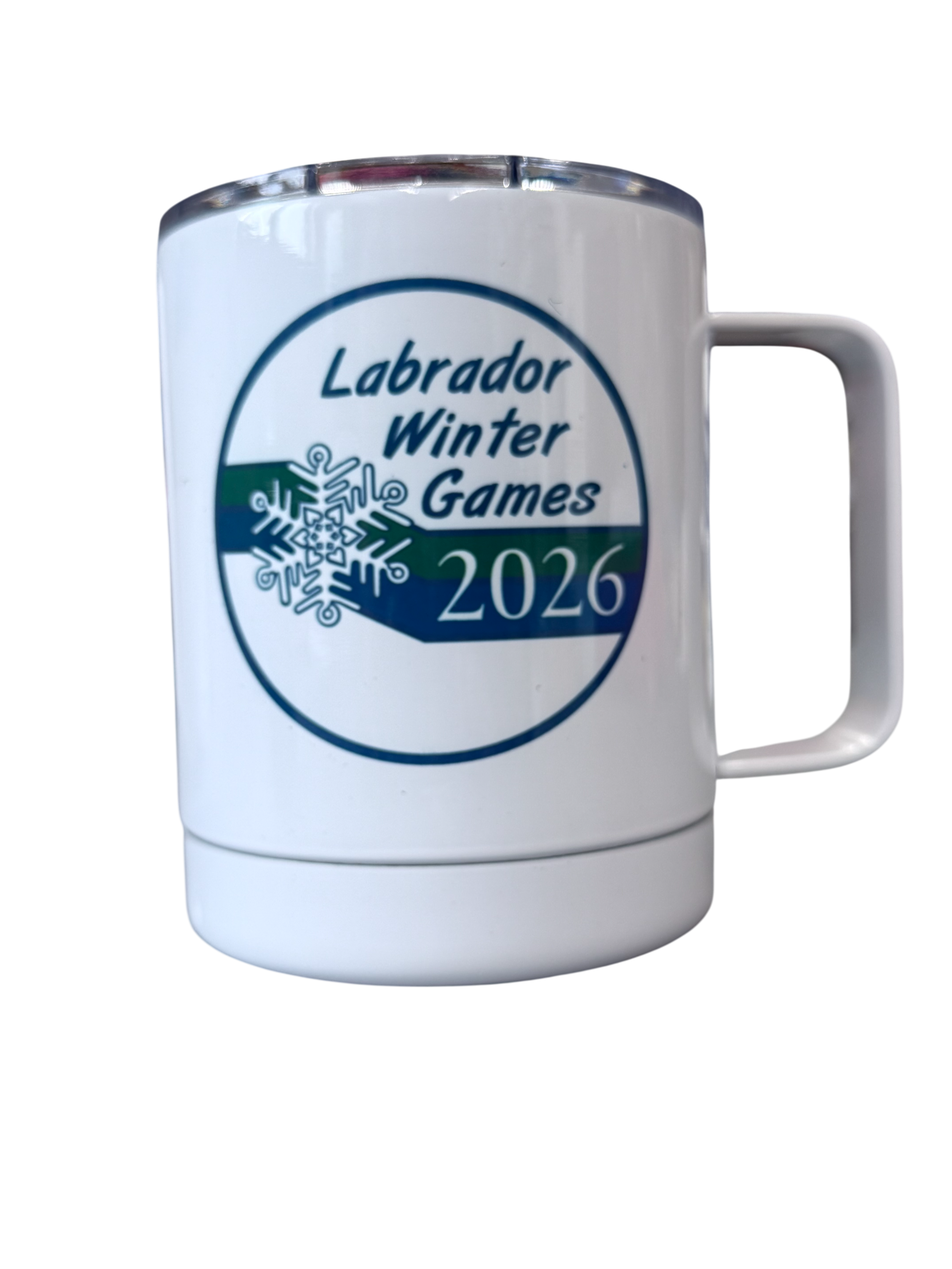 Camping mug with handle