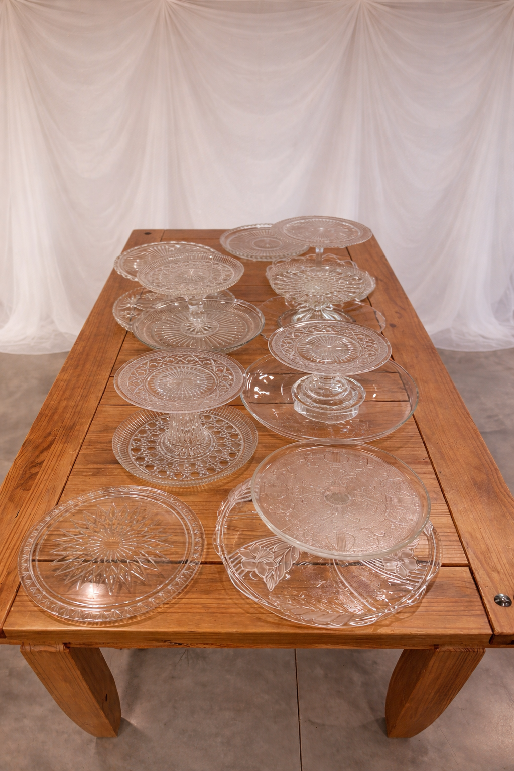 Vintage Clear Glass Display Collection
