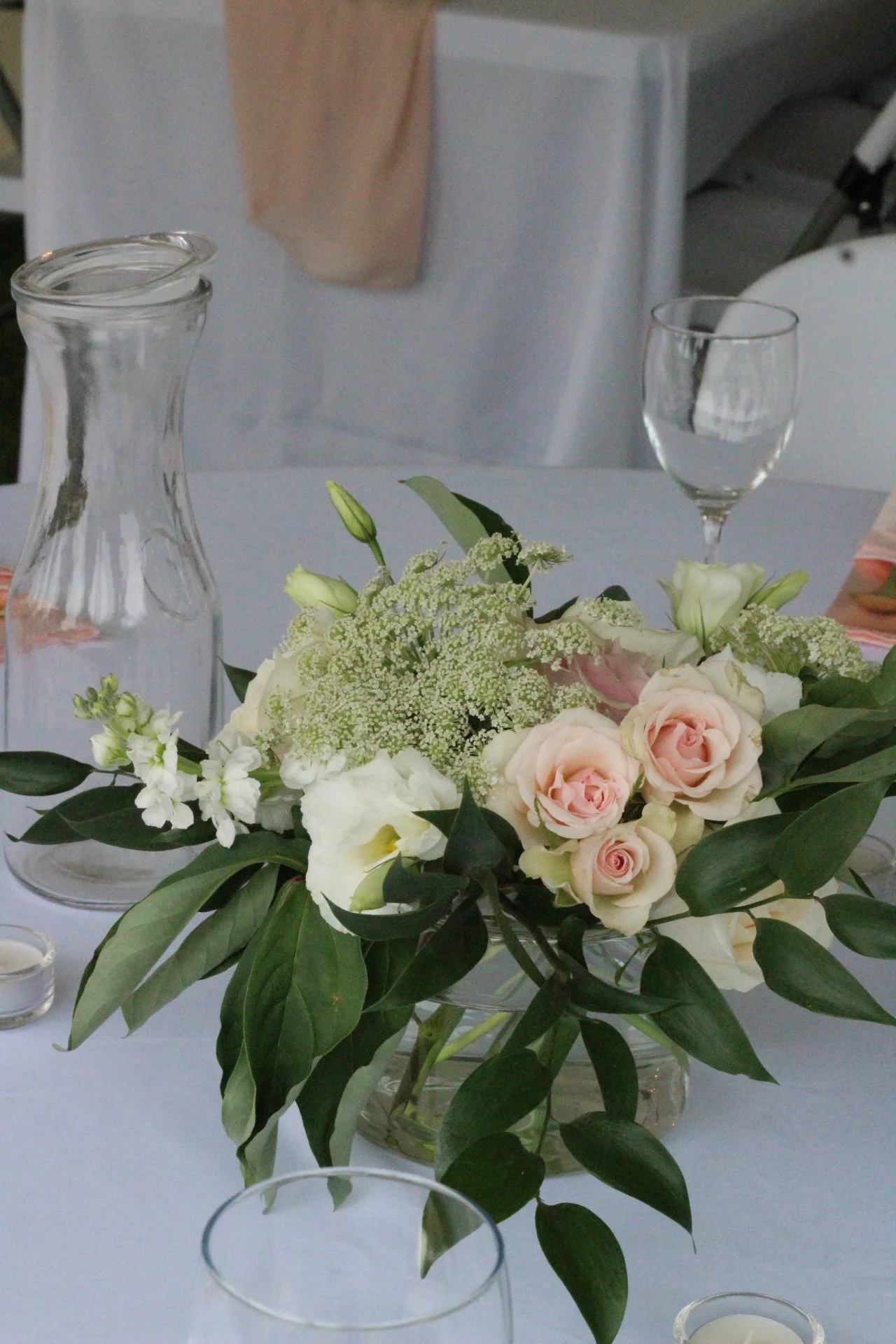 Low-Profile Glass Floral Frog Vase (Priced Each)