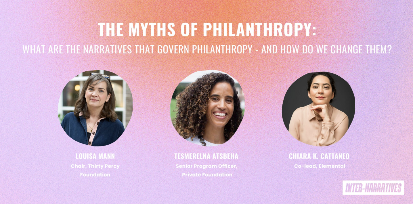 The Myths of Philanthropy (virtual session)