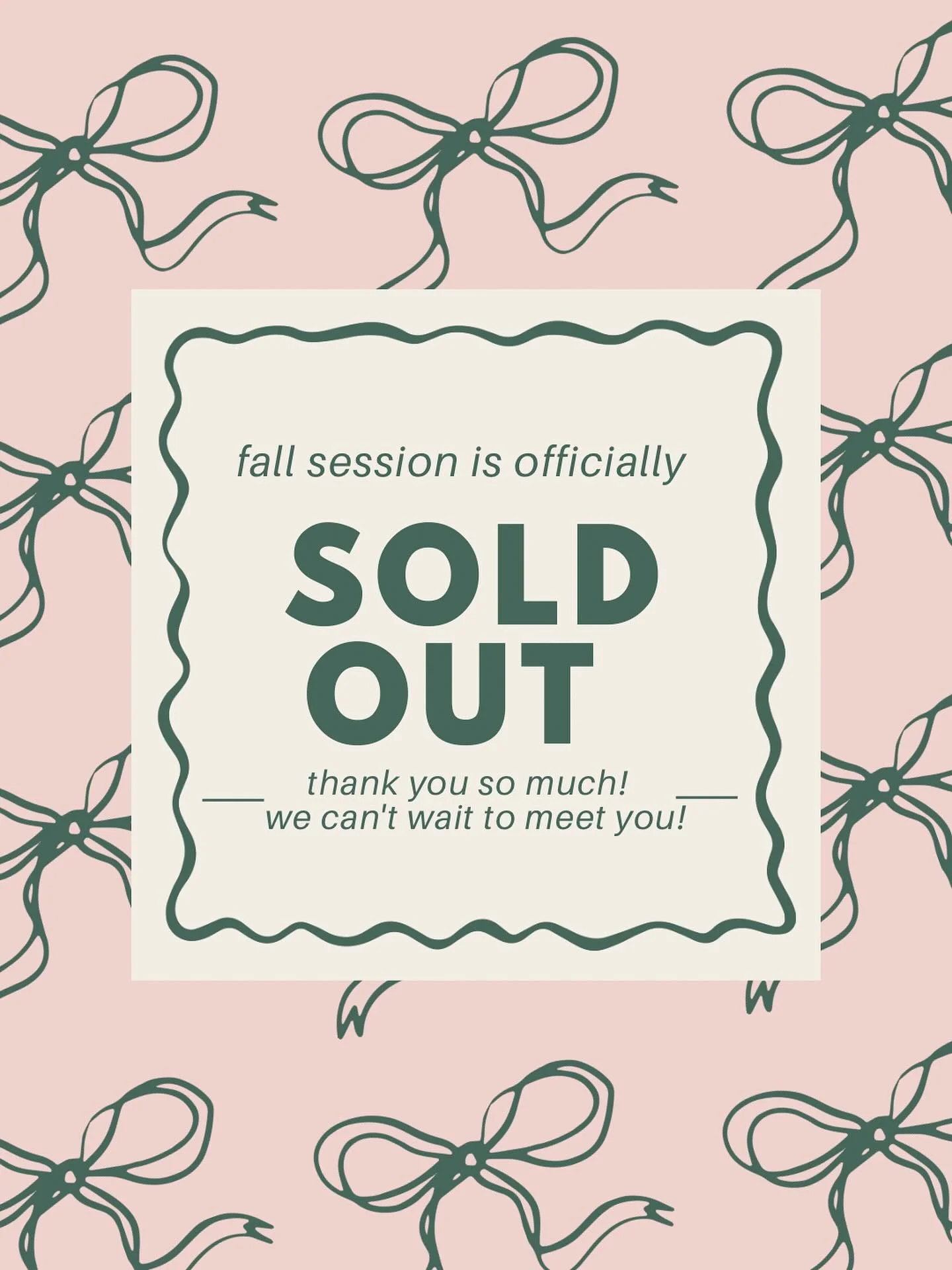Sew many sign-ups, sew much love! 🧵💕
Our fall sessions are officially SOLD OUT &mdash; you guys are the best!
Winter waitlist now open ❄️✂️
Link in bio 

#sewandtellstudio #sewingclass #sewinglove #soldout #thankyou #handmadewithlove