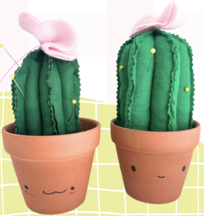 Mama & Me - Intro to Sewing - Cactus Pin Cushion Edition