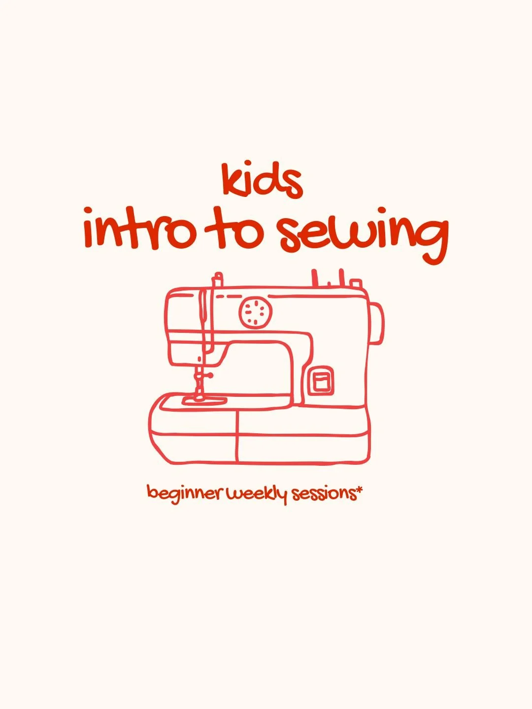 Kids Intro to Sewing - Fall Session