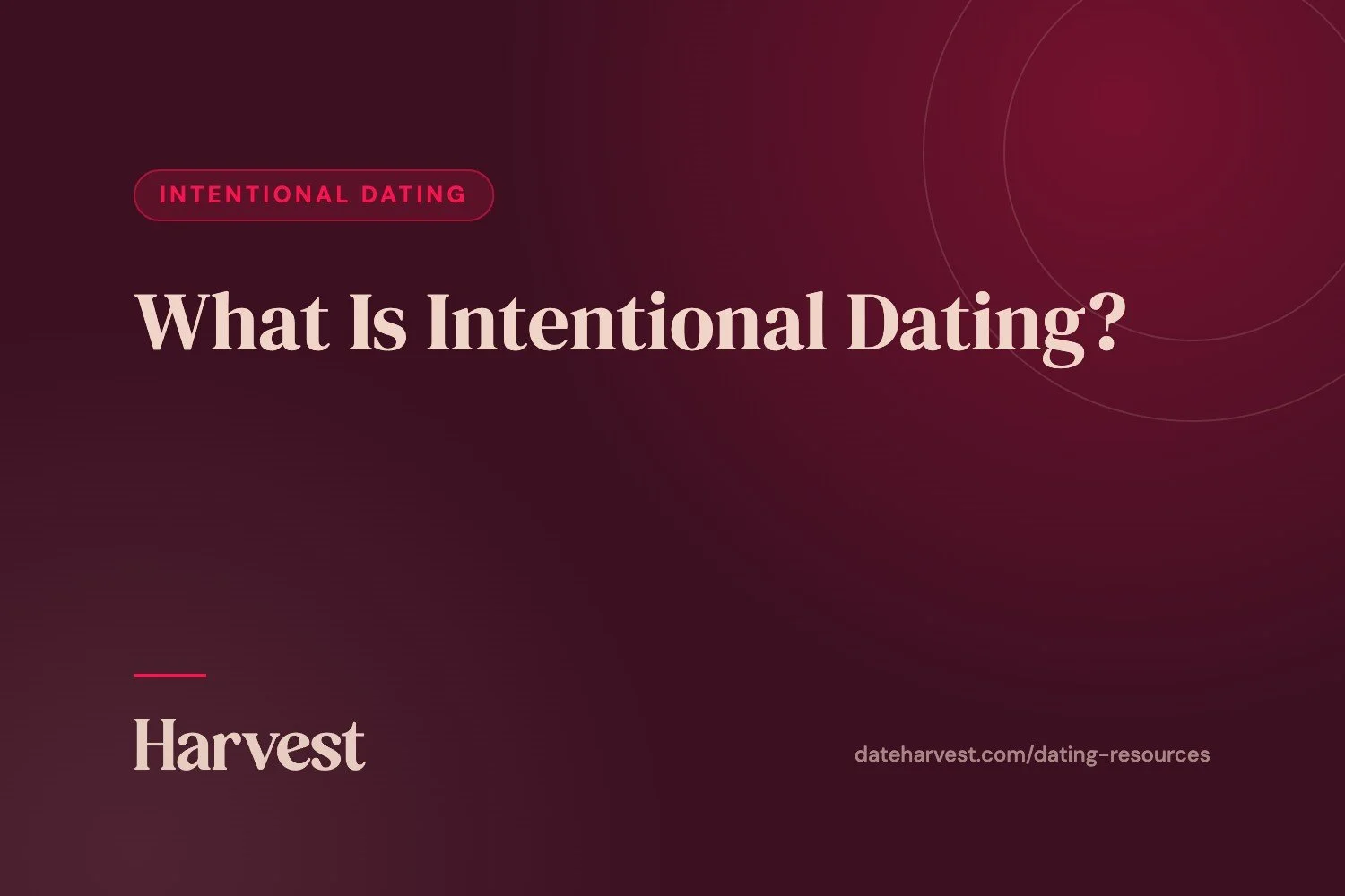 What Is Intentional Dating?