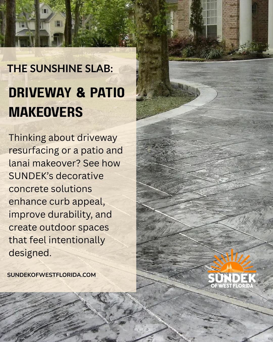 Driveway, Patio &amp; Lanai Resurfacing: Creating Outdoor Spaces That Flow With Your Home