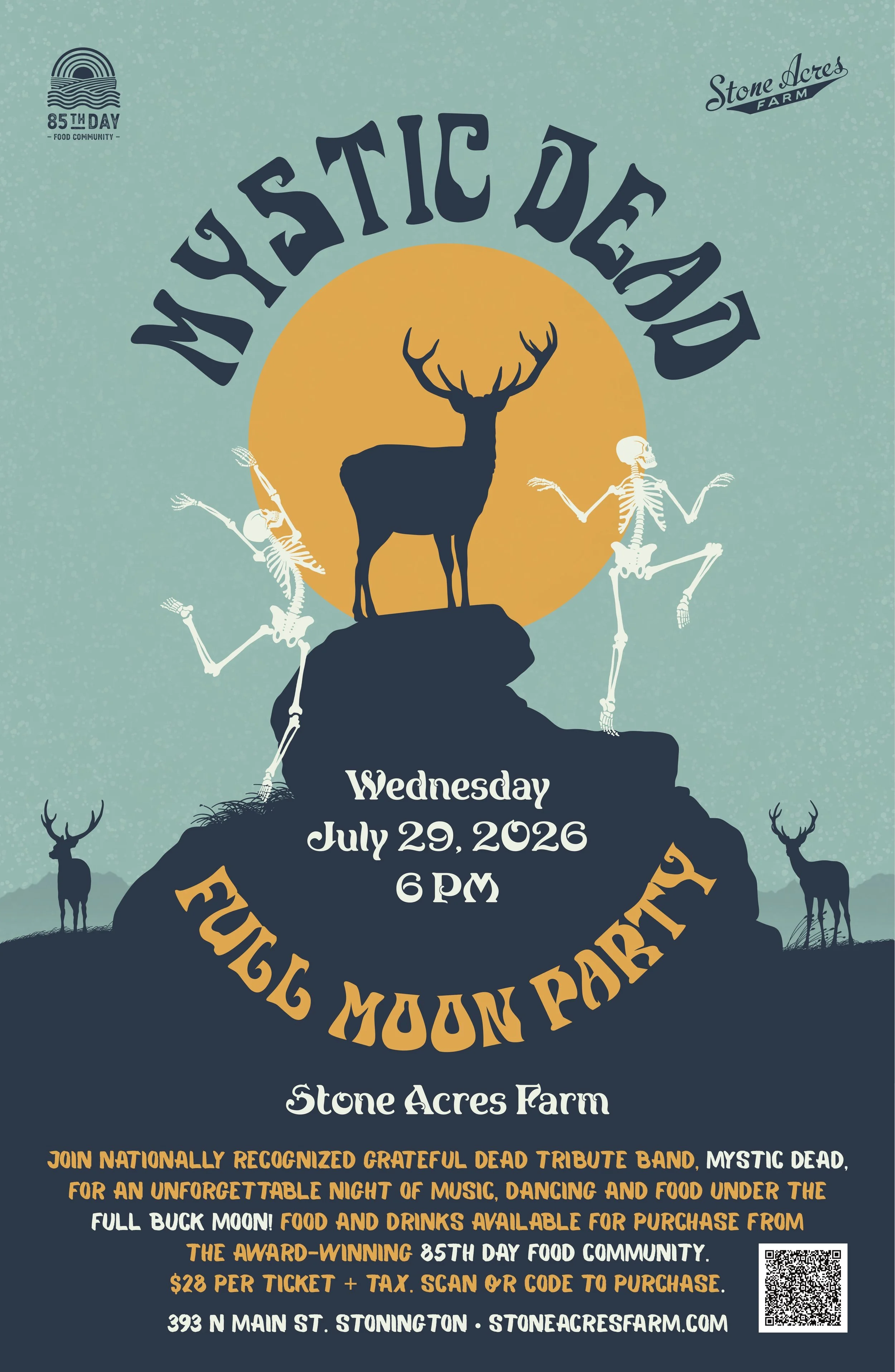 Full Moon Party with Mystic Dead at Stone Acres Farm