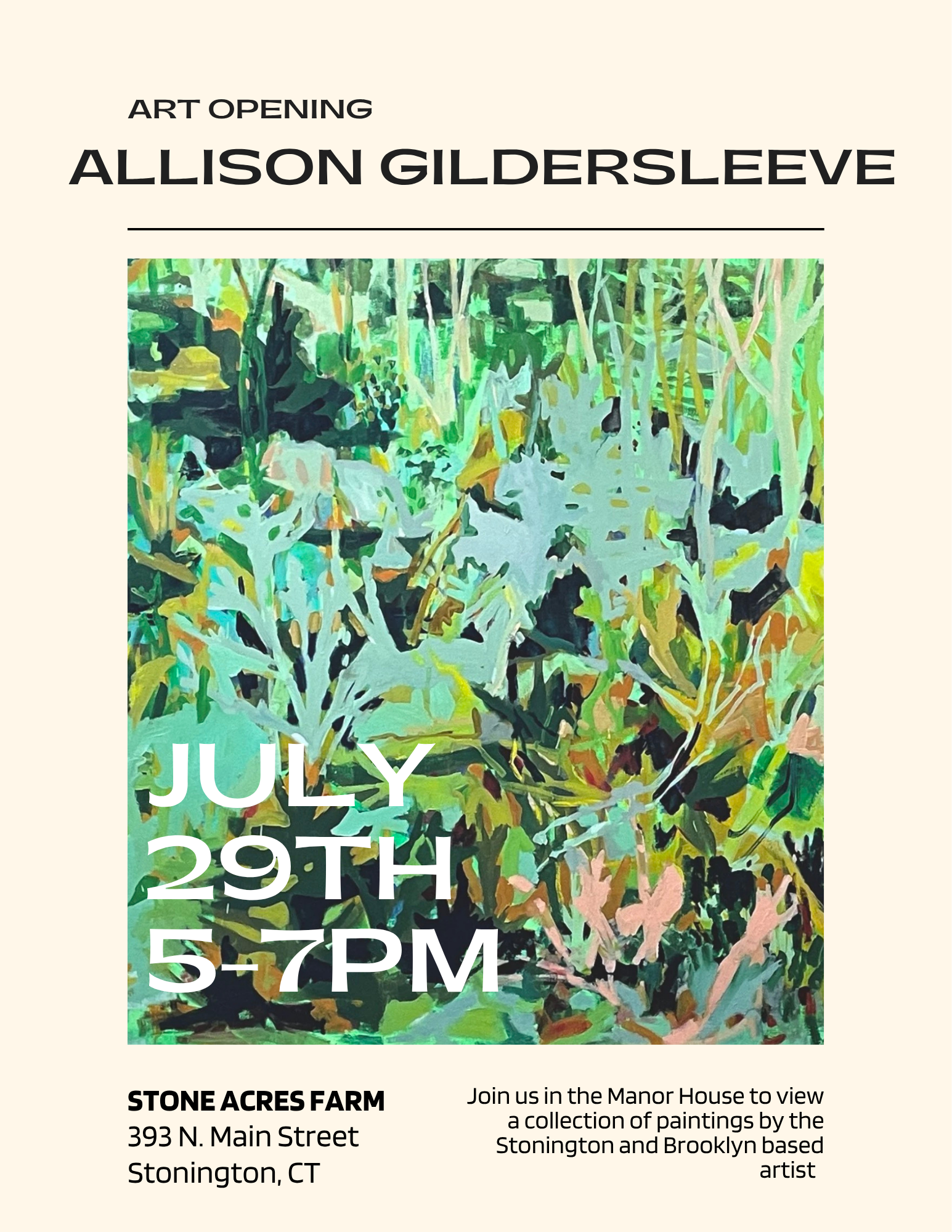 Allison Gildersleeve Art Opening