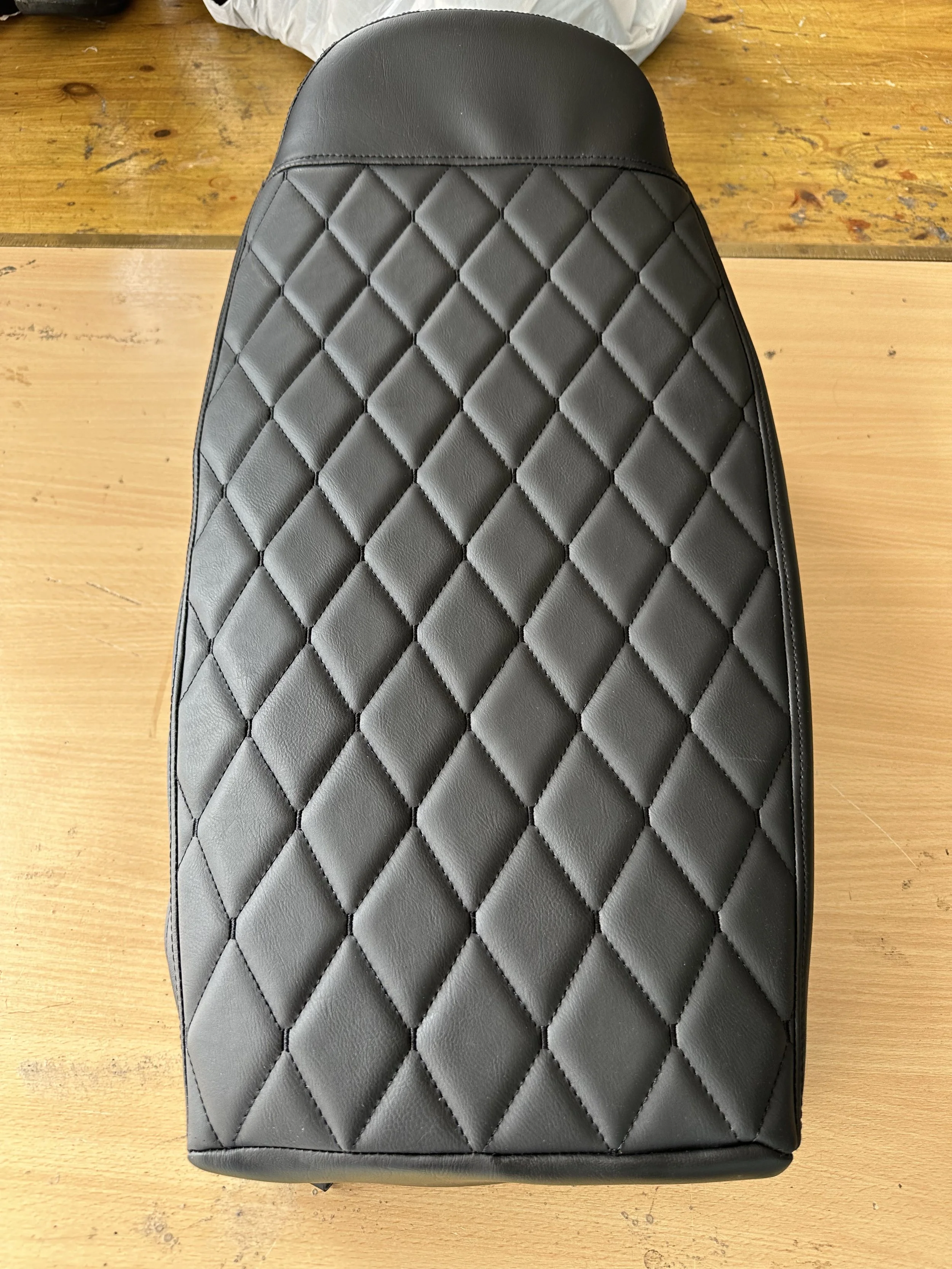 Motorbike seat re-cover