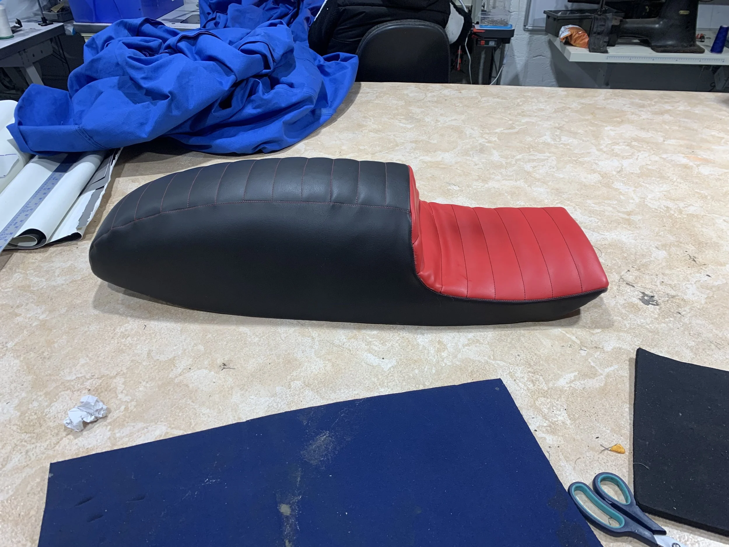 Motorbike seat re-cover
