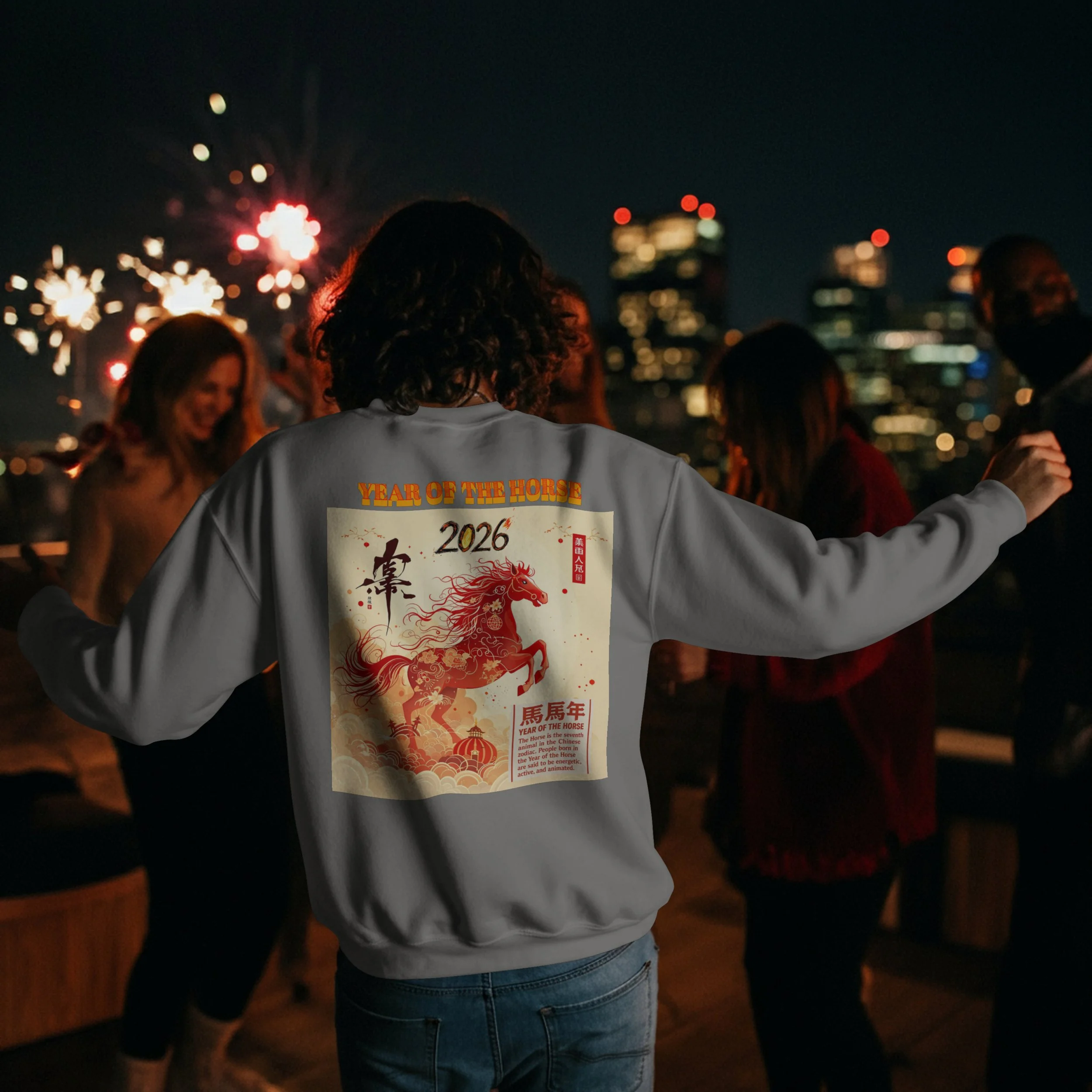 🐎✨ Chinese New Year “Year of the Horse” Sweatshirt