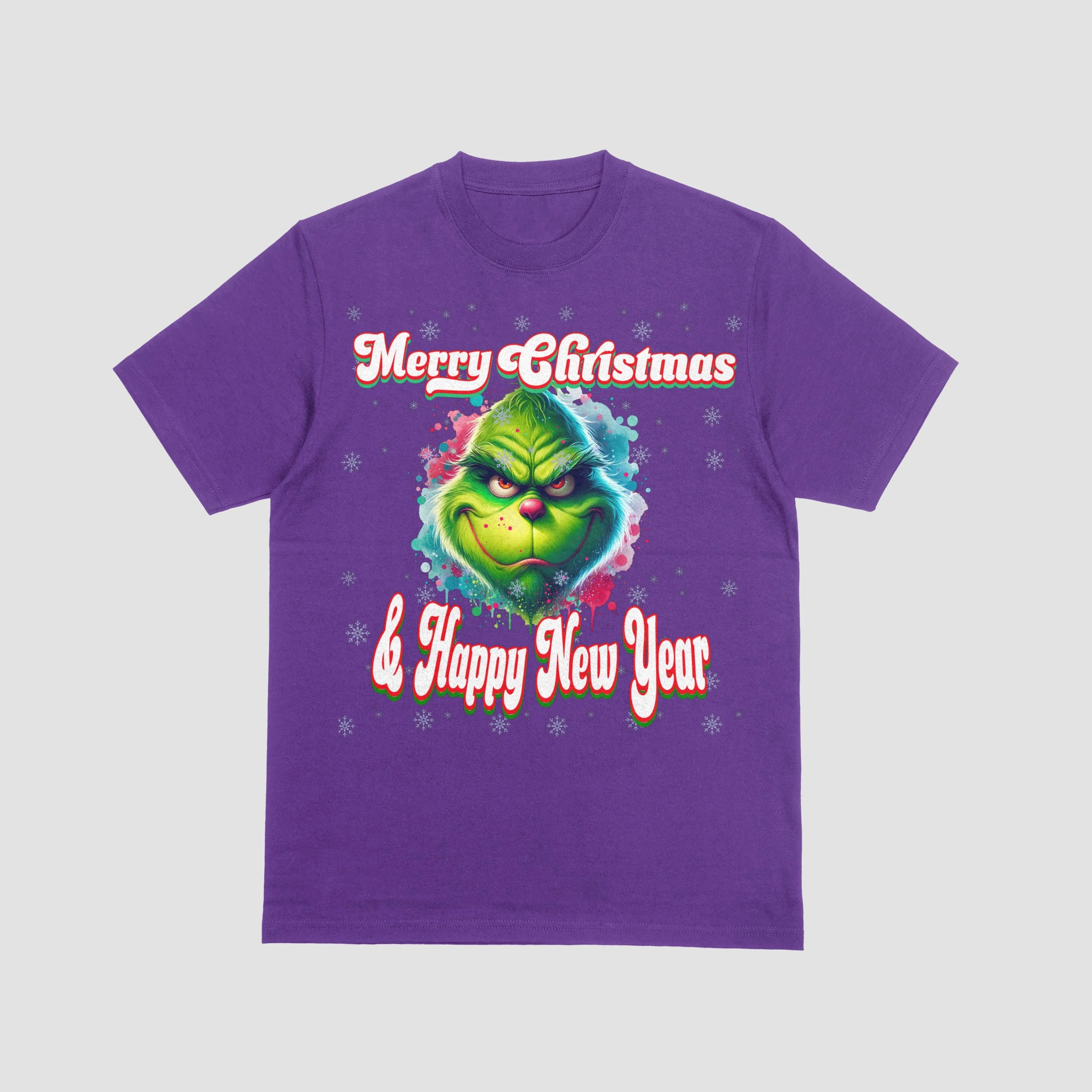 🎄😏 “Merry Christmas & Happy New Year” — Grinch Vibes Tee