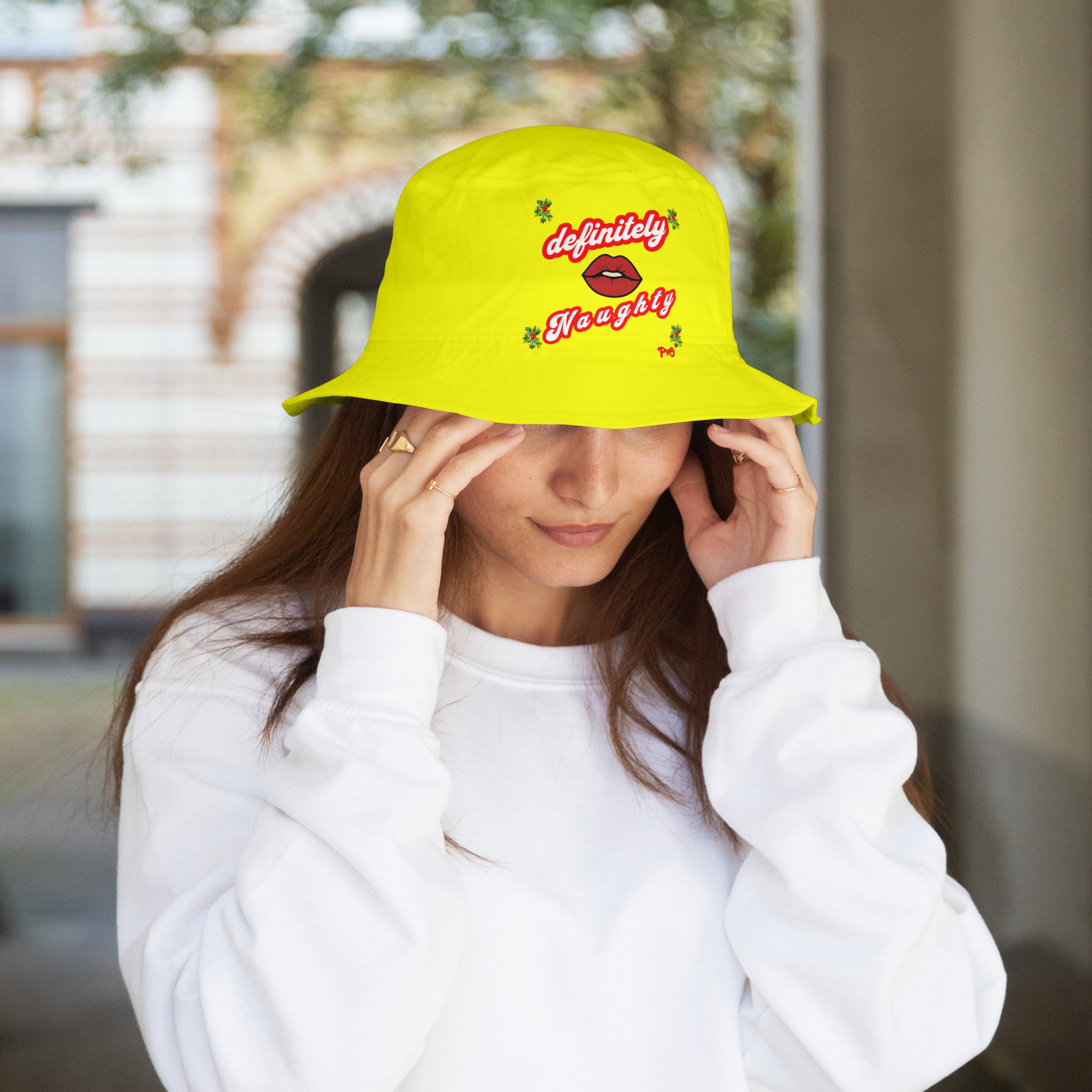“Definitely Naughty” Bucket Hat 🔥🎅