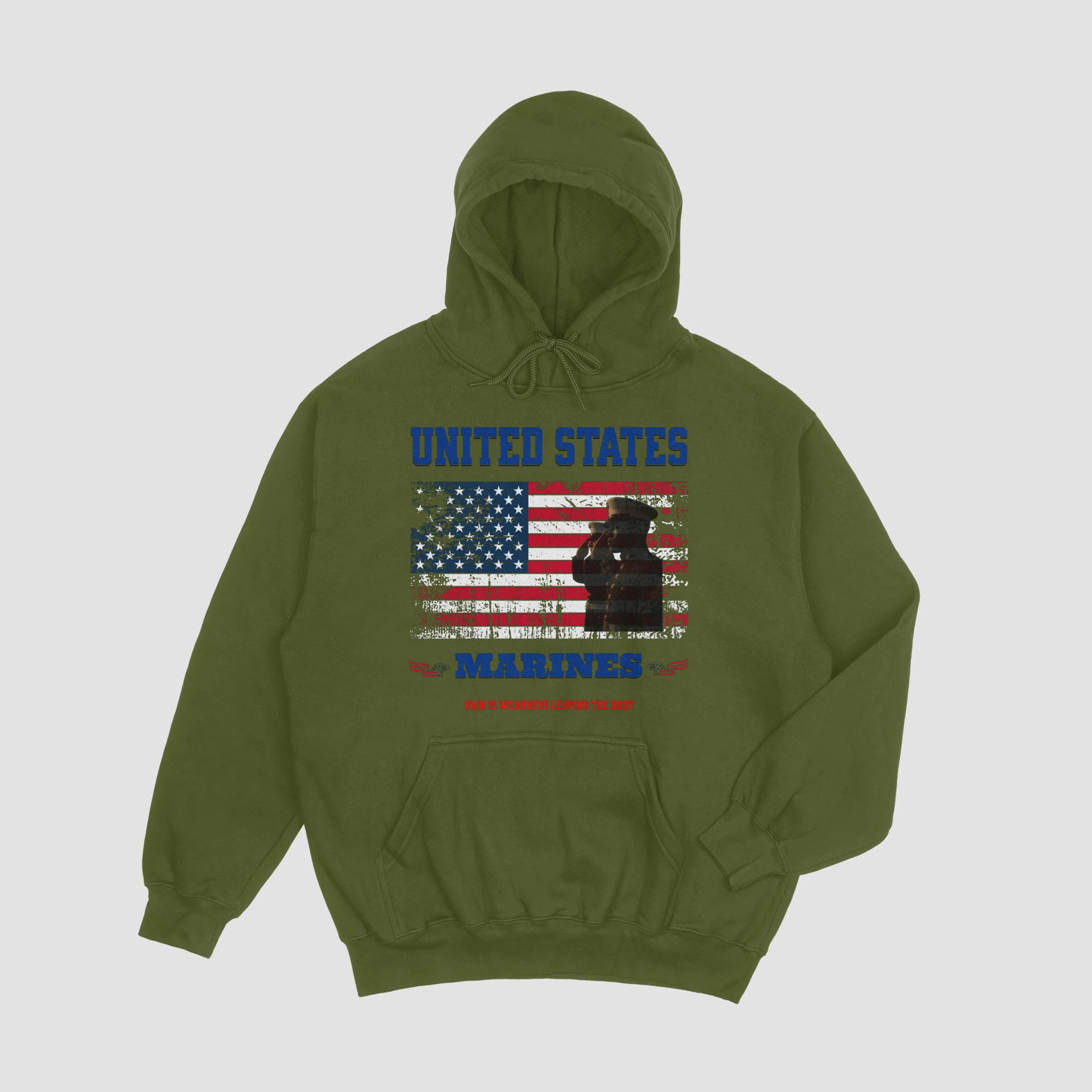 Saluting Our Vets — “Built Strong” 100% Cotton Sweatshirt Collection