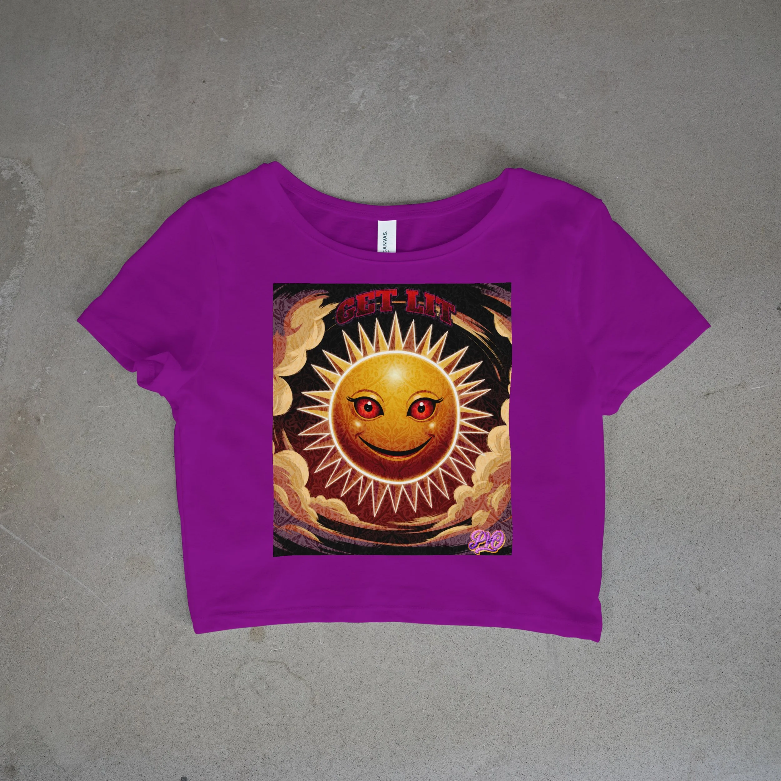 🌞✨ Sexy Summer Bunny Crop Top — “Sun Up, Spirit High, Vibes Rising” ✨🌞