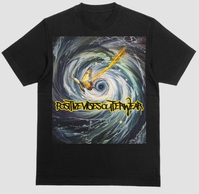 🌌 PVO “Galactic Rebirth” Tee — Escape the Black Hole. Become the Butterfly.
